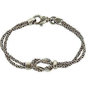 Tiffany Tiffany Double Rope Center Knot Bracelet RN0001856 Tiffany Tiffany Double Rope Center Knot Bracelet RN0001856