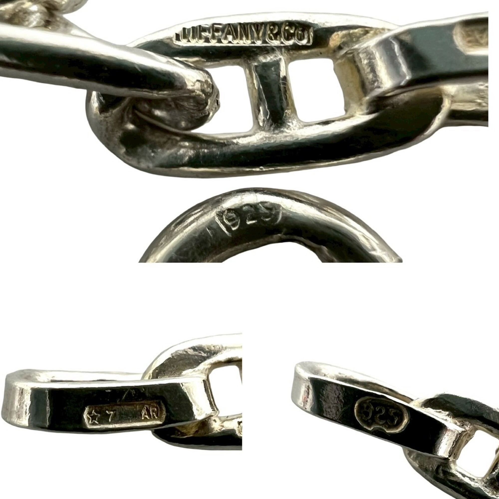 Tiffany Tiffany Vintage Anchor Chain Bracelet RN0001865