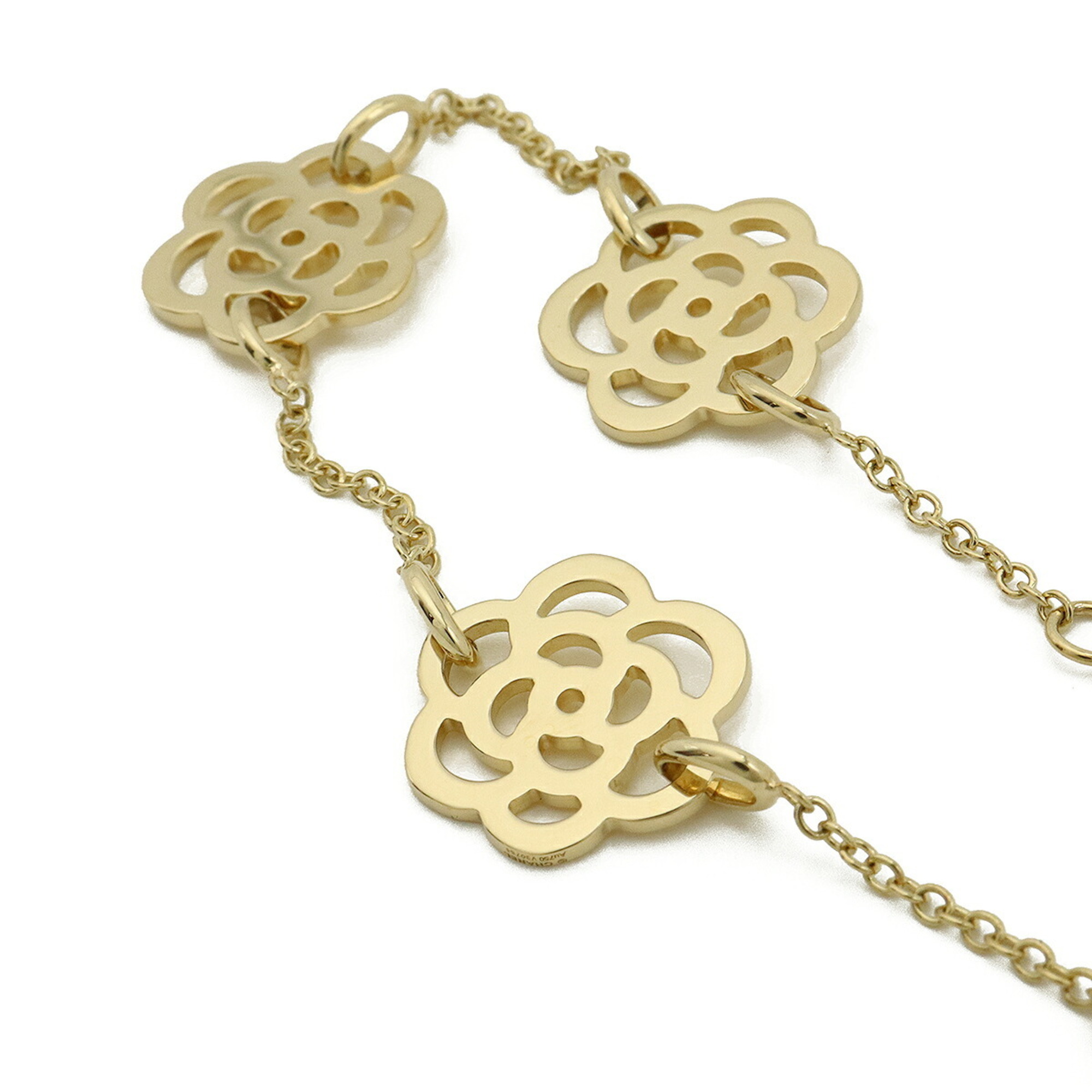 Chanel Camellia 3-Motif Chain Bracelet RN0001883