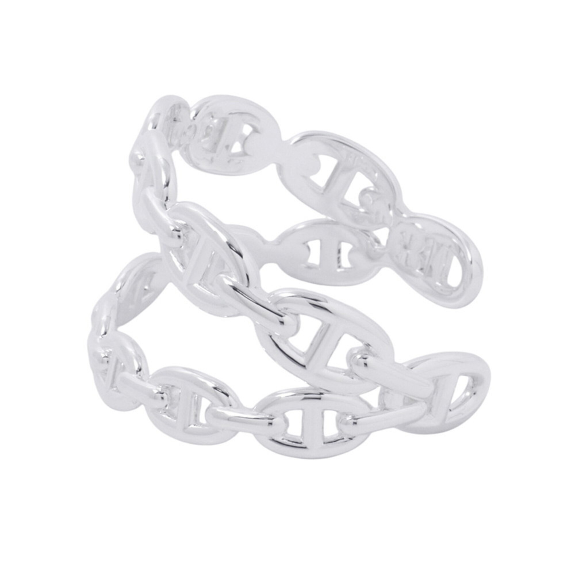 Hermès Chaine d'Ancre Enchainee Double Bracelet RN0001893