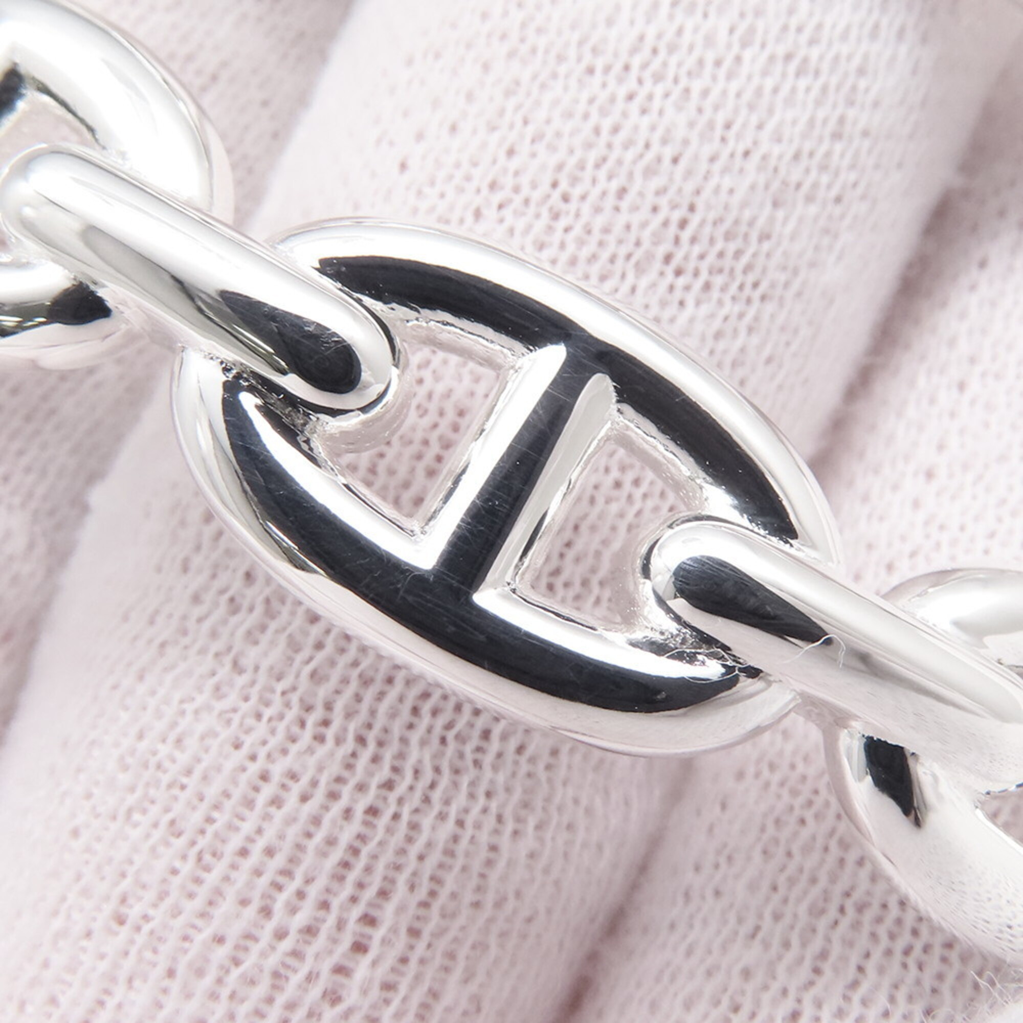 Hermès Chaine d'Ancre Enchainee Double Bracelet RN0001893