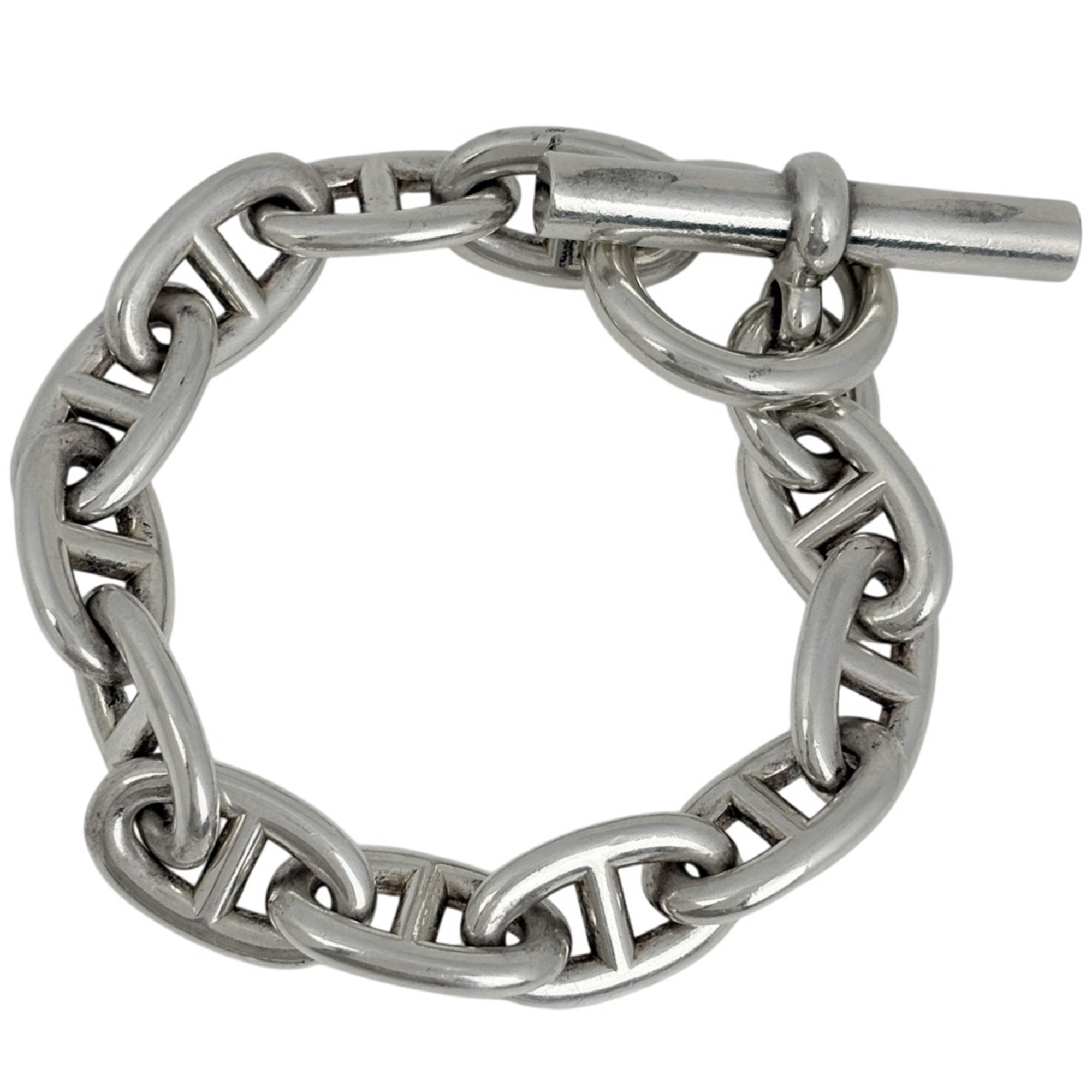 Hermès Chaine d'Ancre TGM 12-link bracelet RN0001913