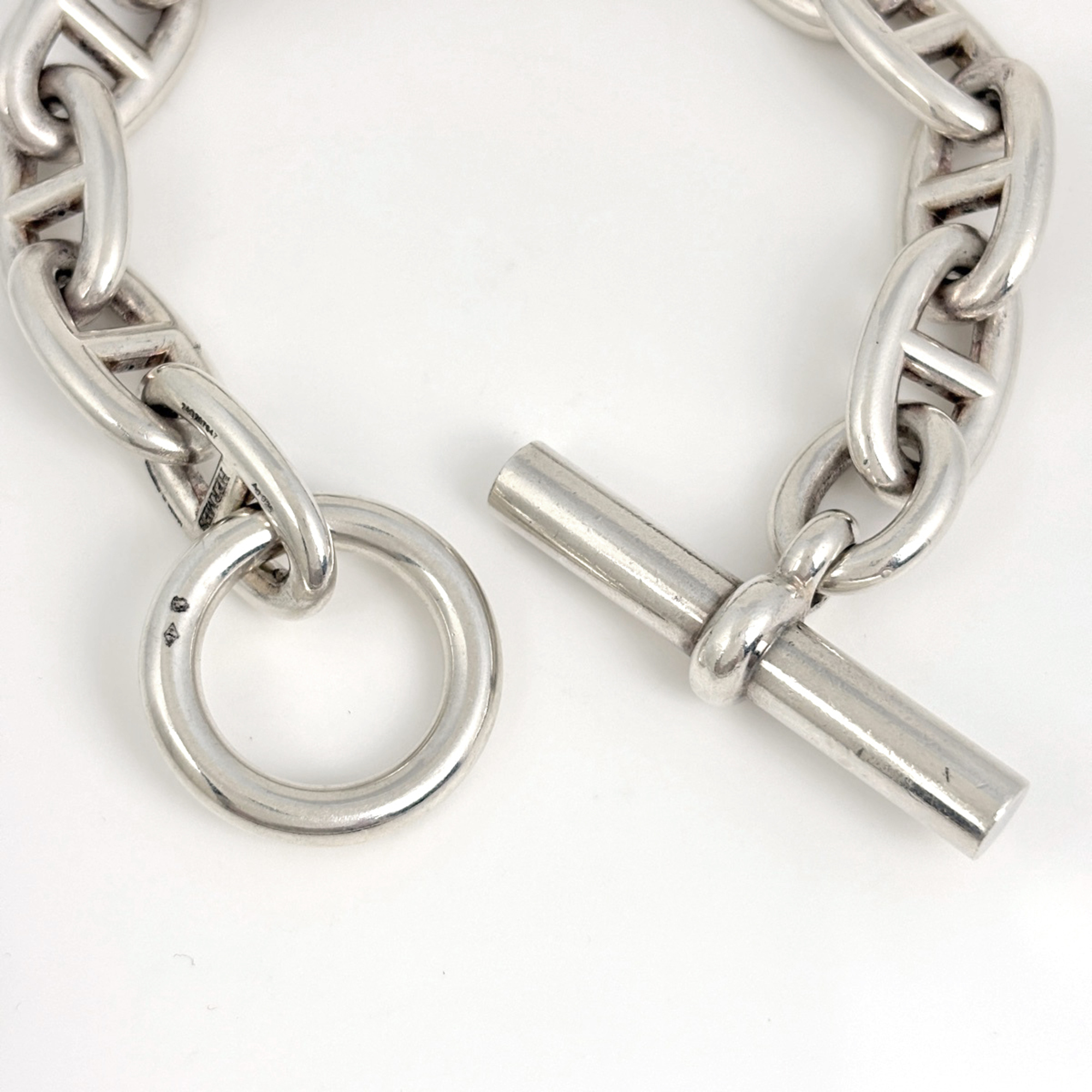 Hermès Chaine d'Ancre TGM 12-link bracelet RN0001913
