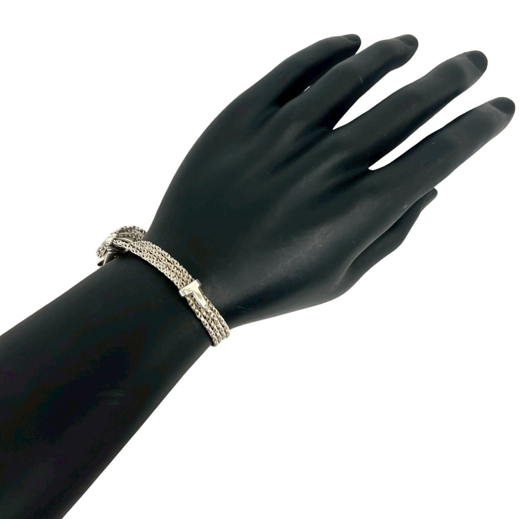 Tiffany Tiffany Vintage Triple Rope Bracelet RN0001964 in Silver