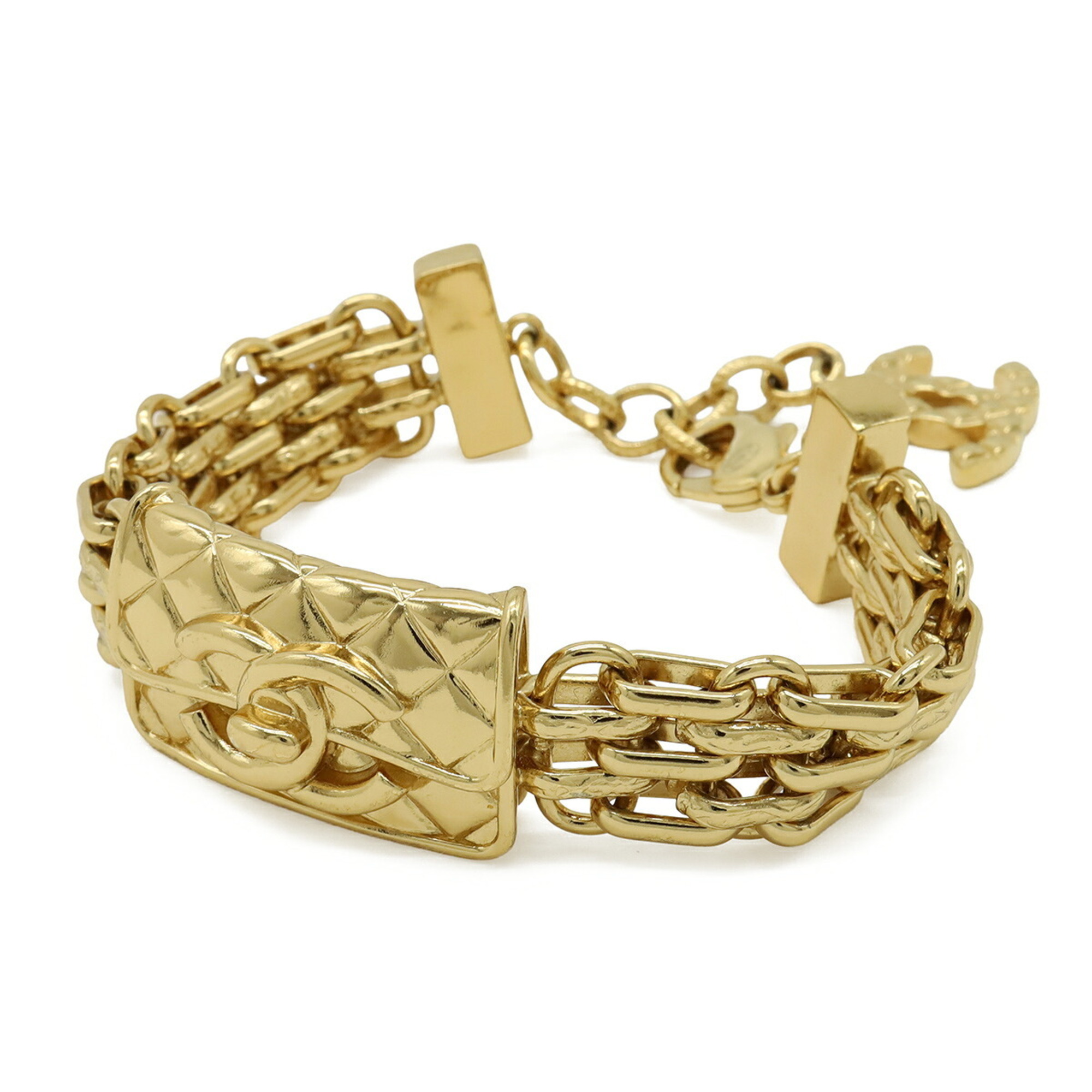 Chanel Matelassé Coco Mark Chain Bracelet RN0002010
