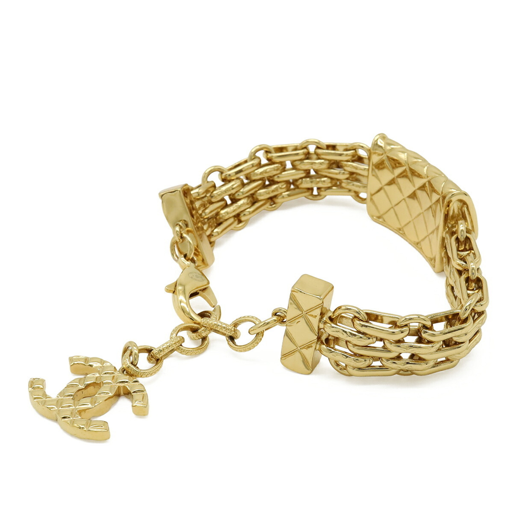 Chanel Matelassé Coco Mark Chain Bracelet RN0002010