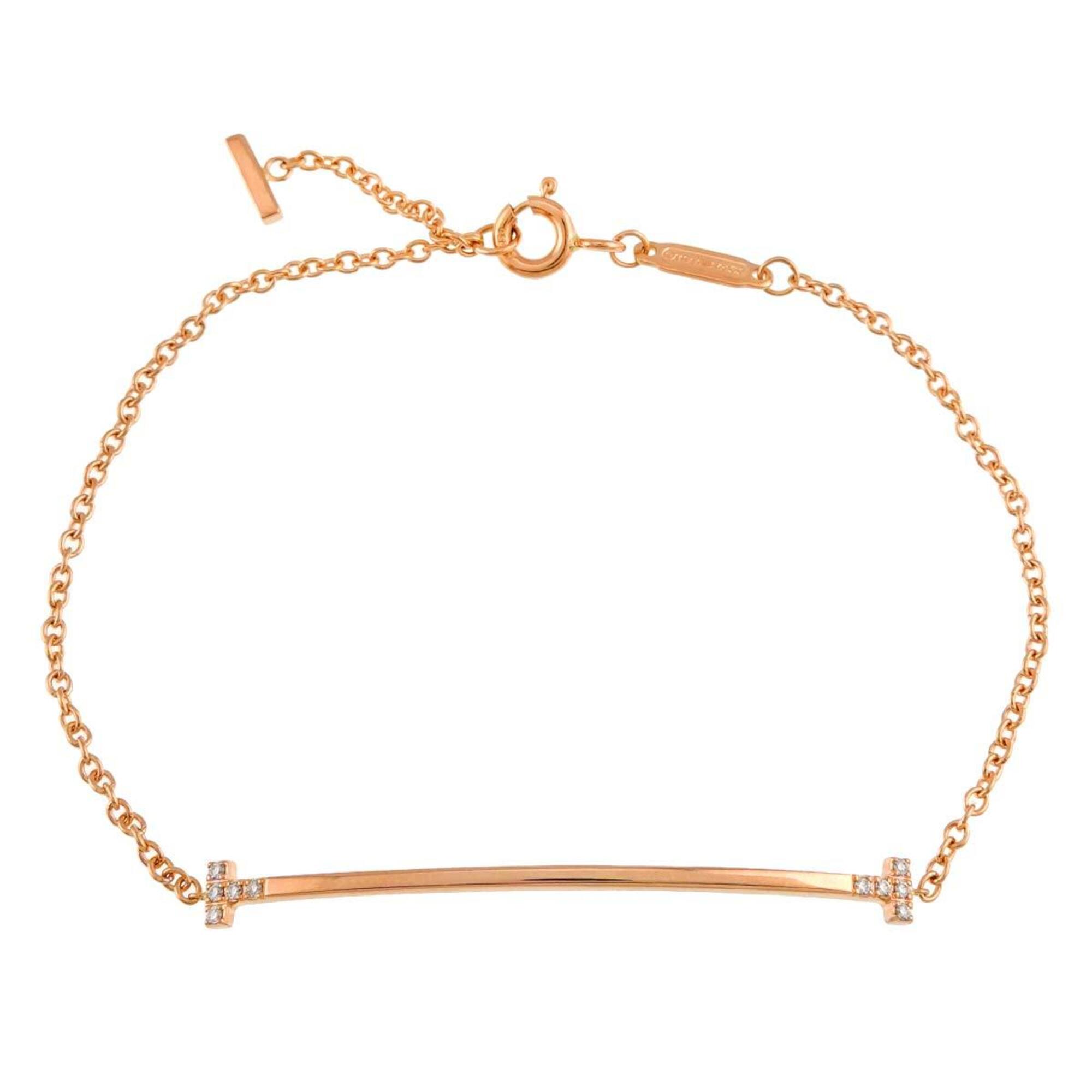 Tiffany T Smile Small Diamond Bracelet RN0002027