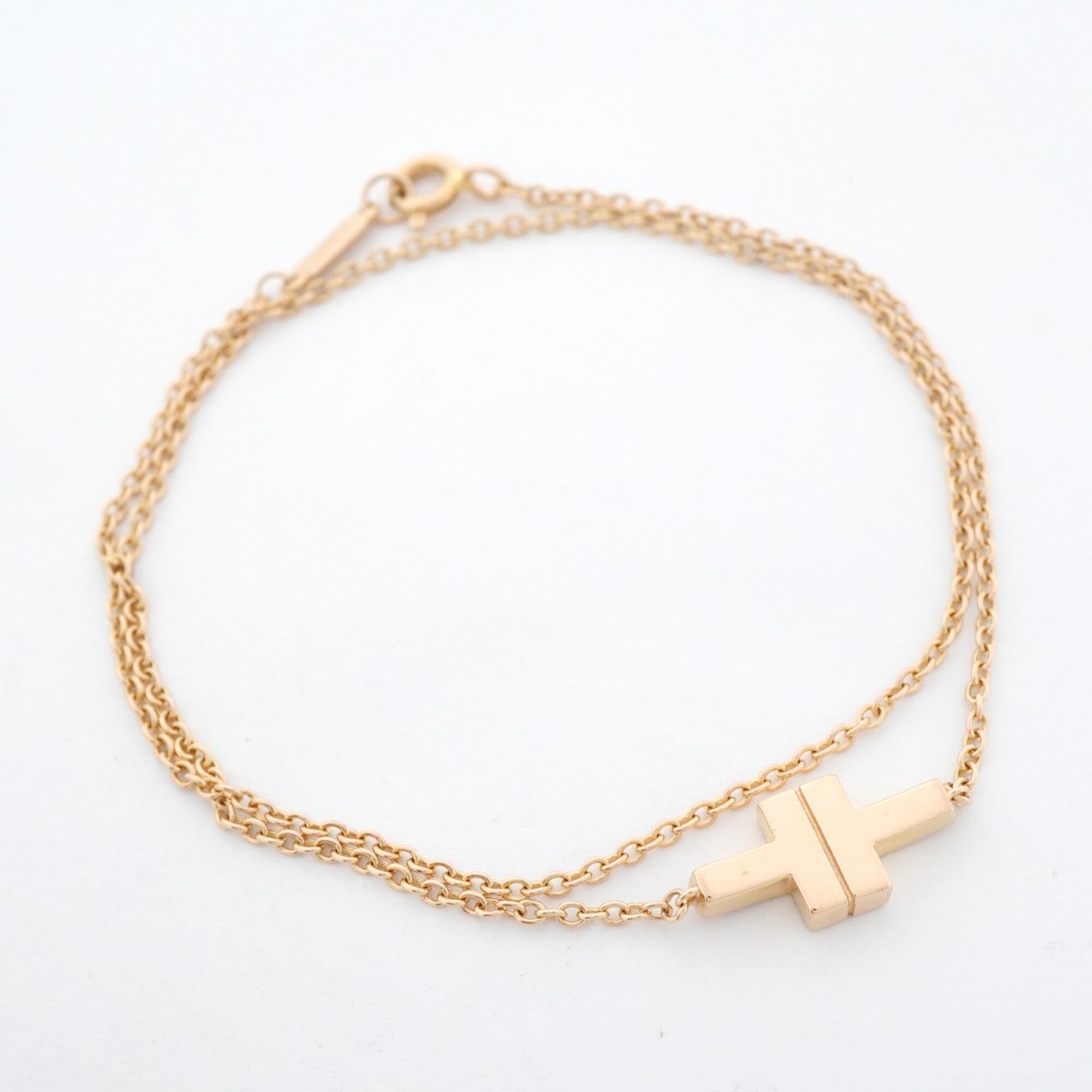 Tiffany T TWO Double Chain Bracelet RN0002055
