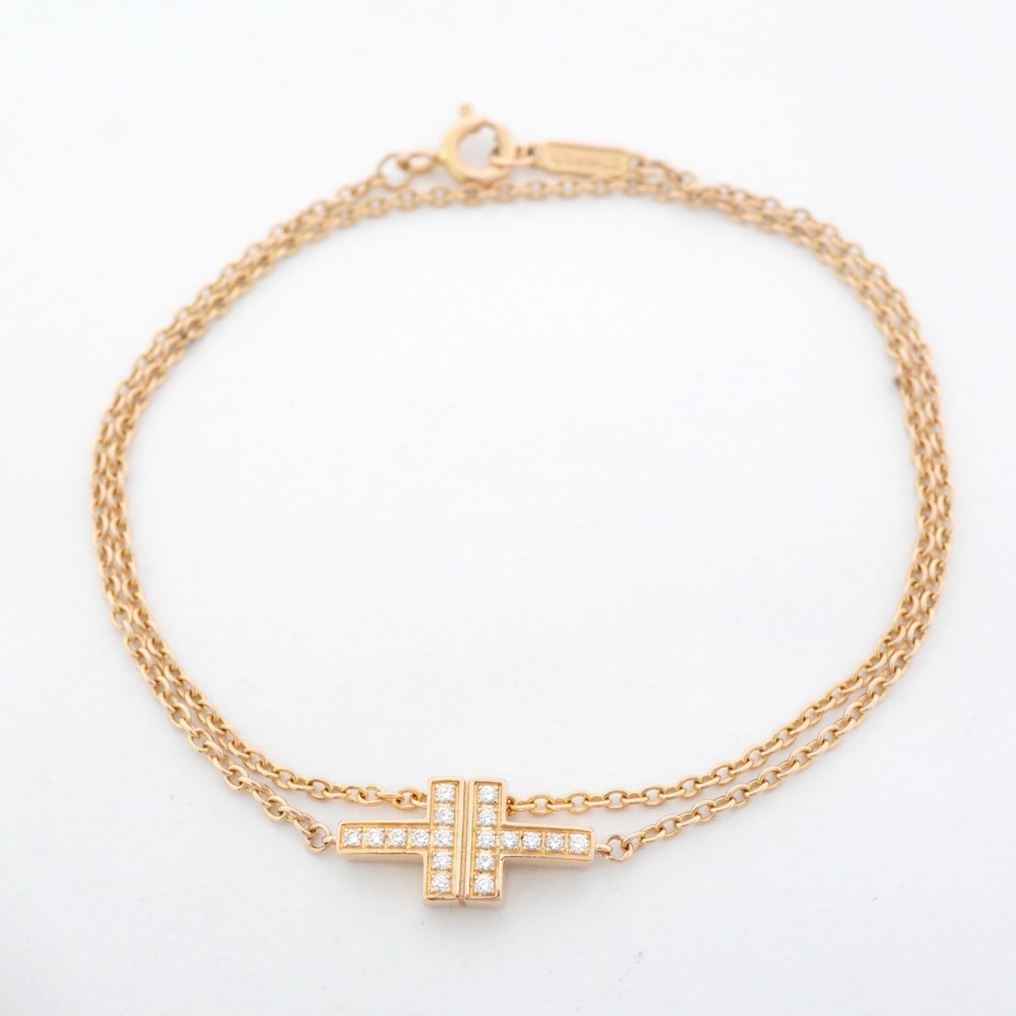 Tiffany T TWO Double Chain Bracelet RN0002055