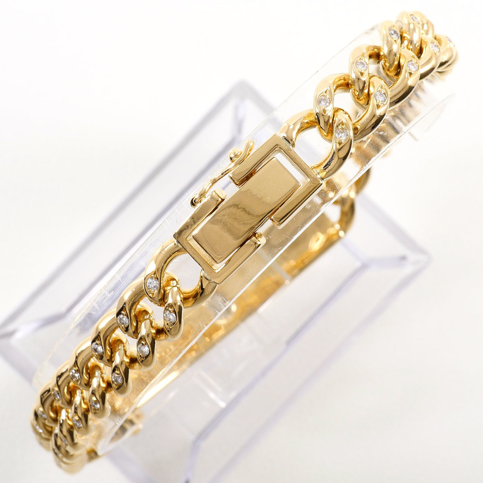 Unbranded 18K Yellow Gold Diamond Bracelet RN0002114