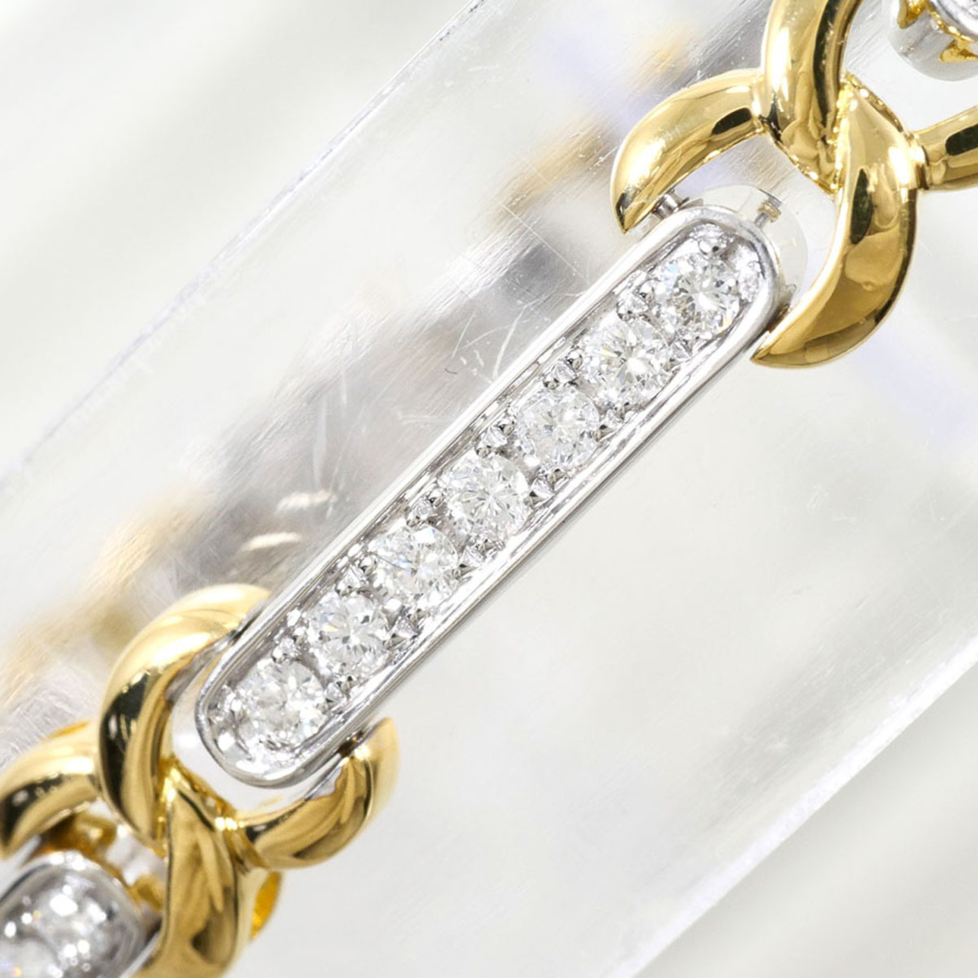 Unbranded 18K Yellow Gold Diamond Bracelet RN0002117