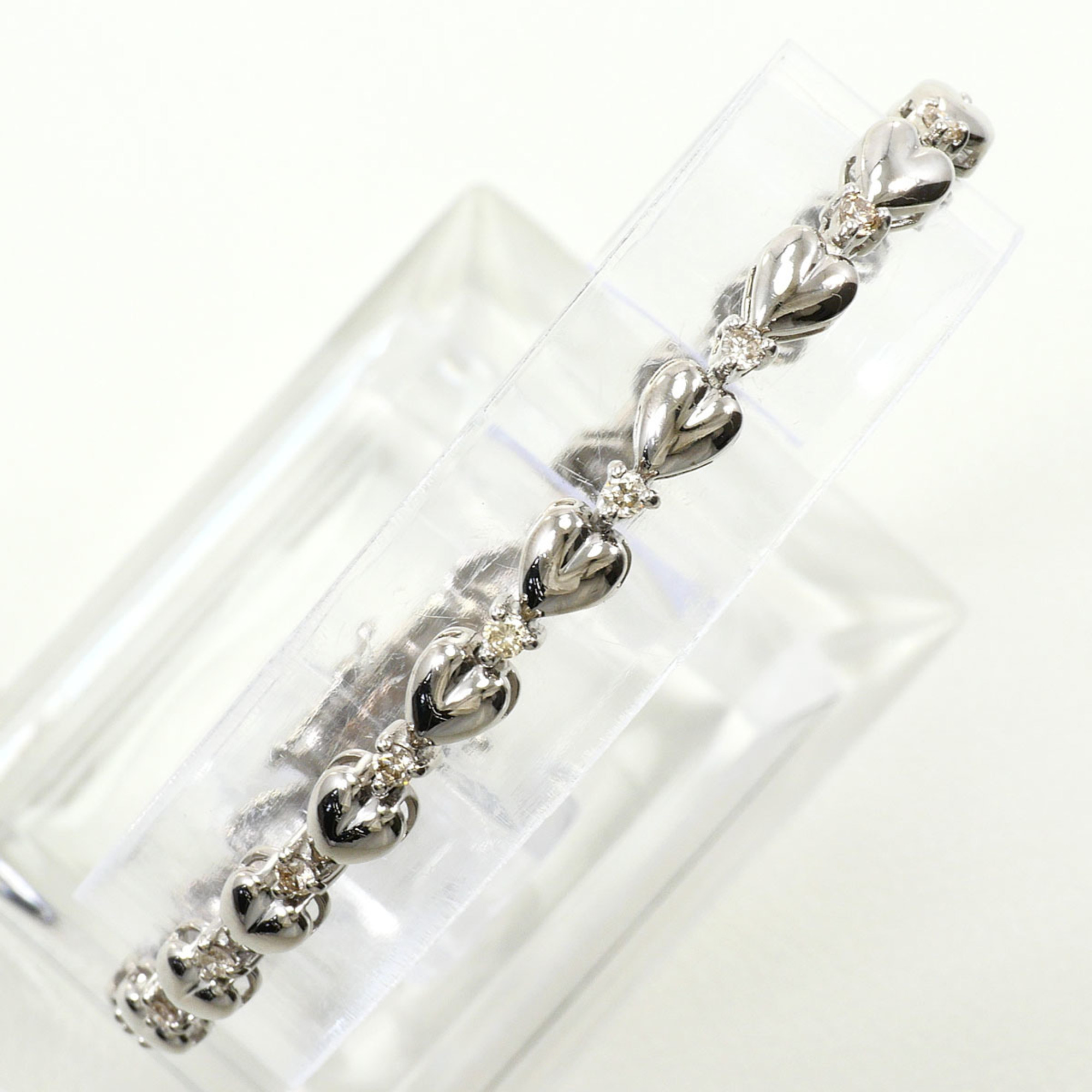 Unbranded 18K White Gold Diamond Bracelet RN0002118