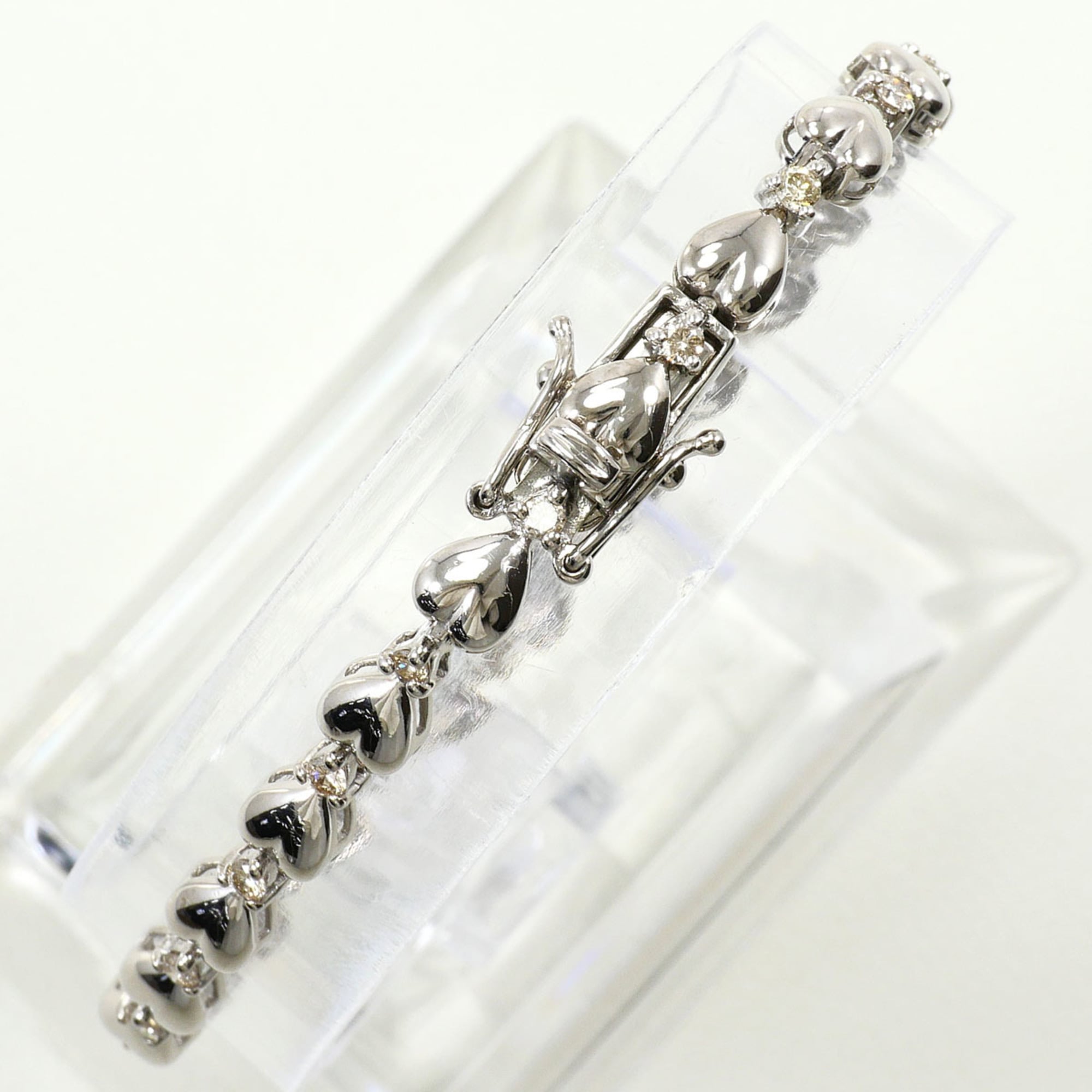 Unbranded 18K White Gold Diamond Bracelet RN0002118