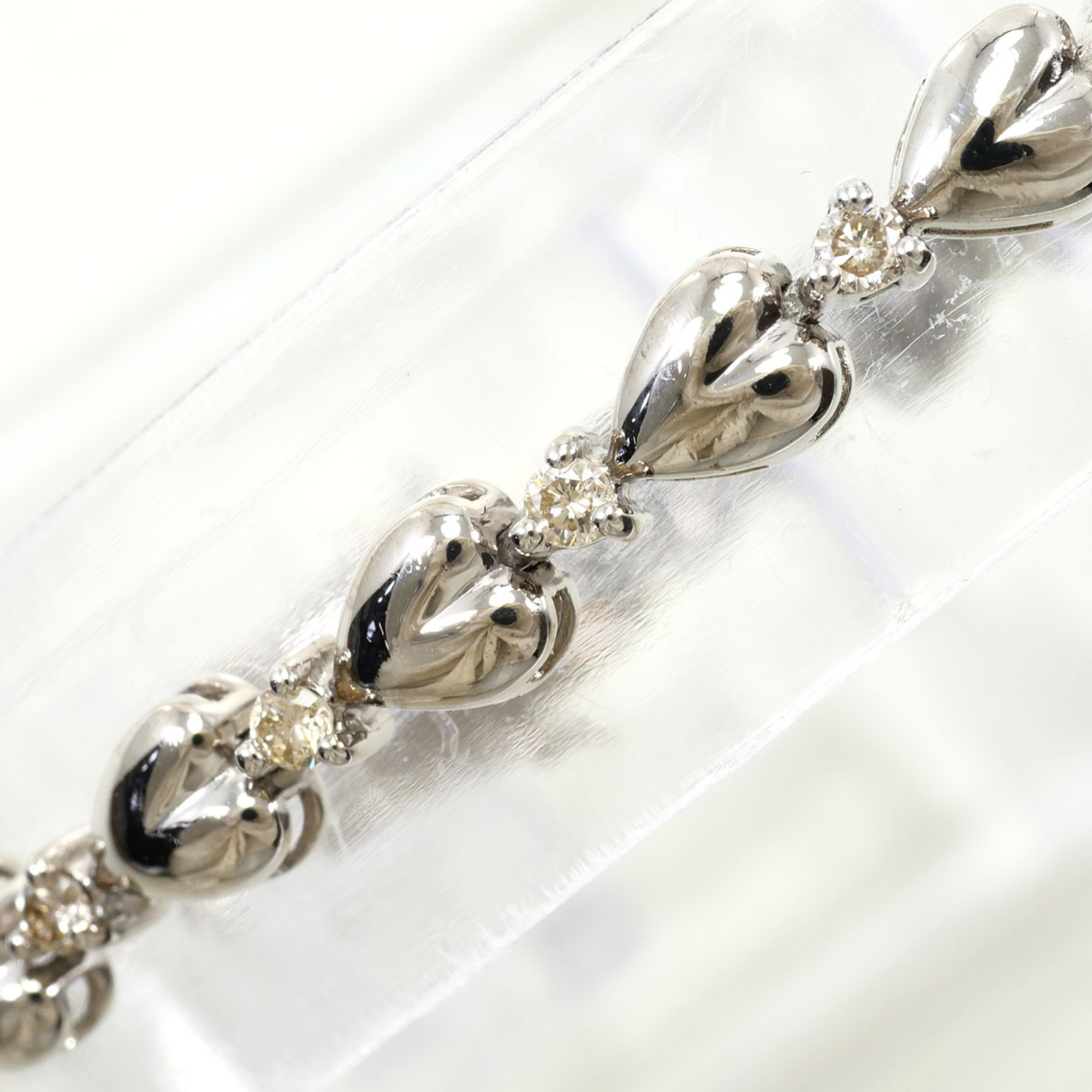 Unbranded 18K White Gold Diamond Bracelet RN0002118
