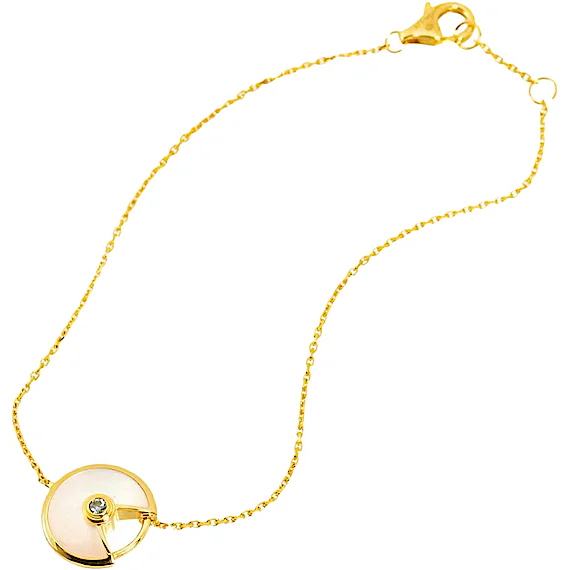 Cartier Amulette de Shell Diamond Bracelet XS RN0002129 Cartier Amulette de Shell Diamond Bracelet XS RN0002129