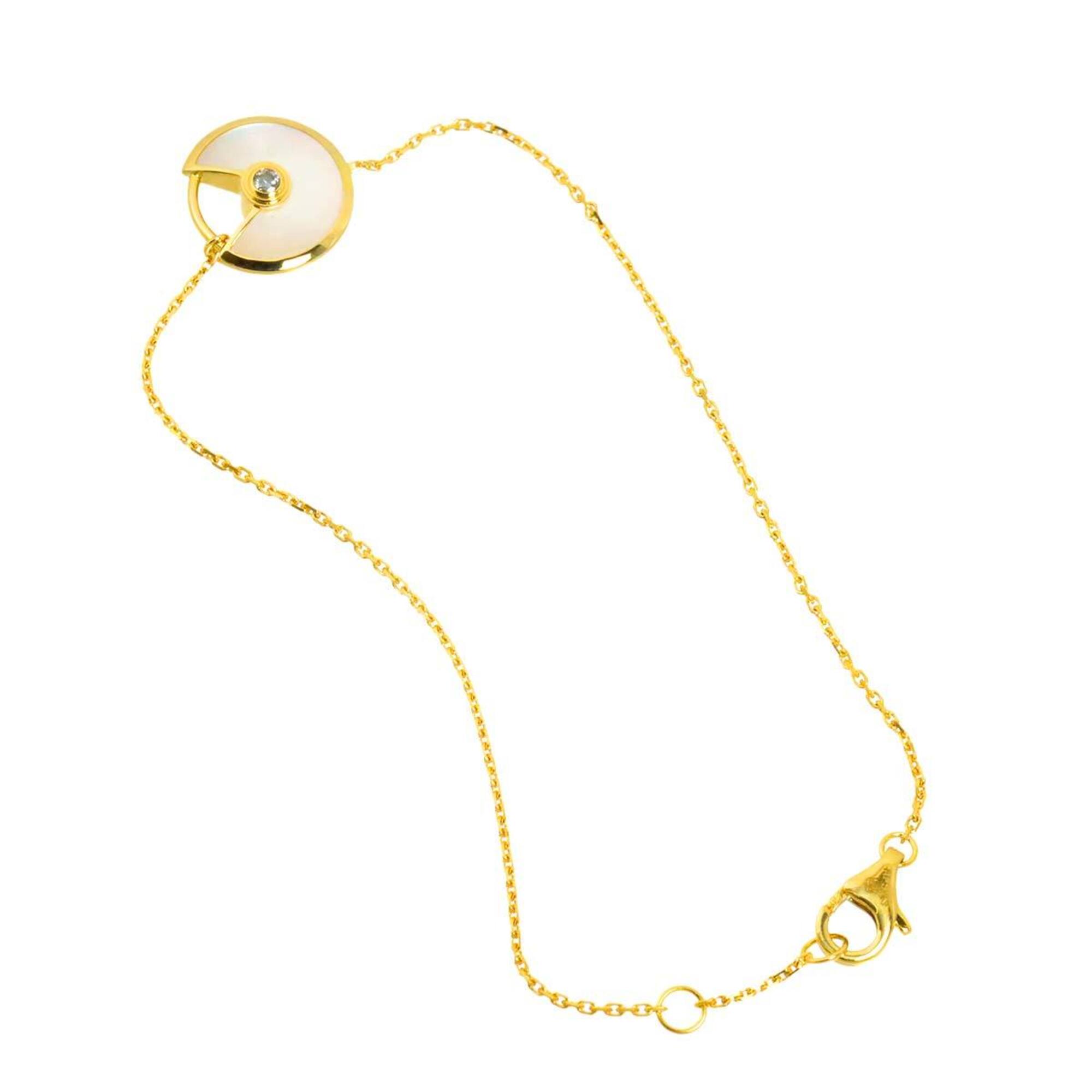 Cartier Amulette de Shell Diamond Bracelet XS RN0002129