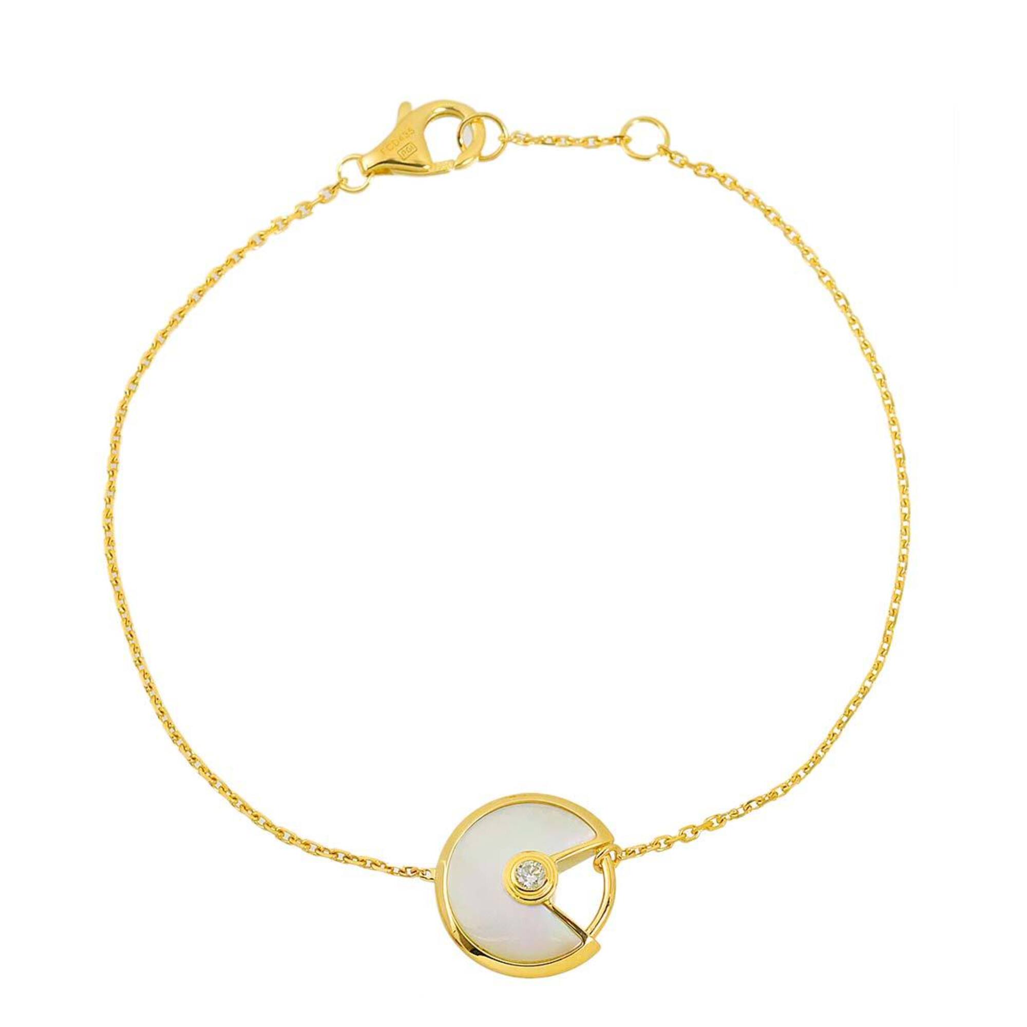 Cartier Amulette de Shell Diamond Bracelet XS RN0002132