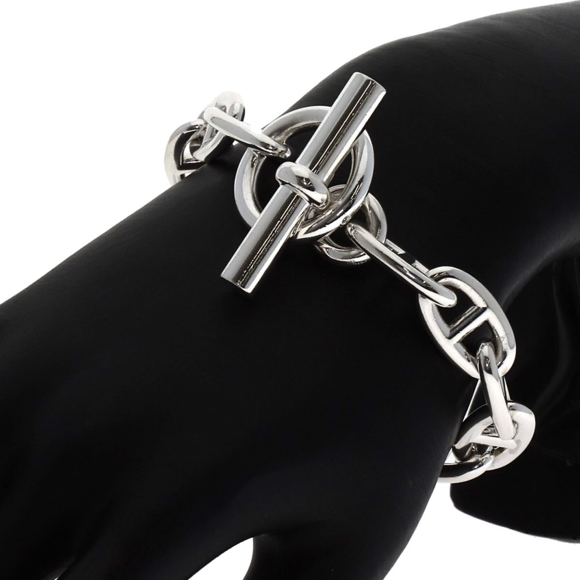 Hermès Chaine d'Ancre GM 12-link bracelet RN0002143