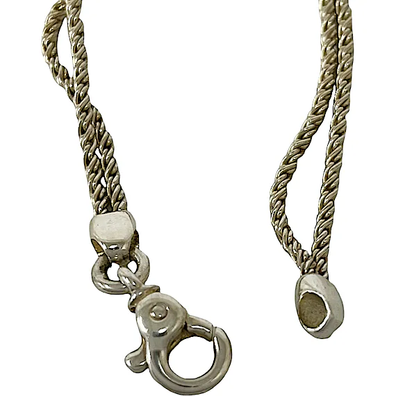 Tiffany Tiffany Vintage Center Knot Double Rope Brace RN0002163 Tiffany Tiffany Vintage Center Knot Double Rope Brace RN0002163