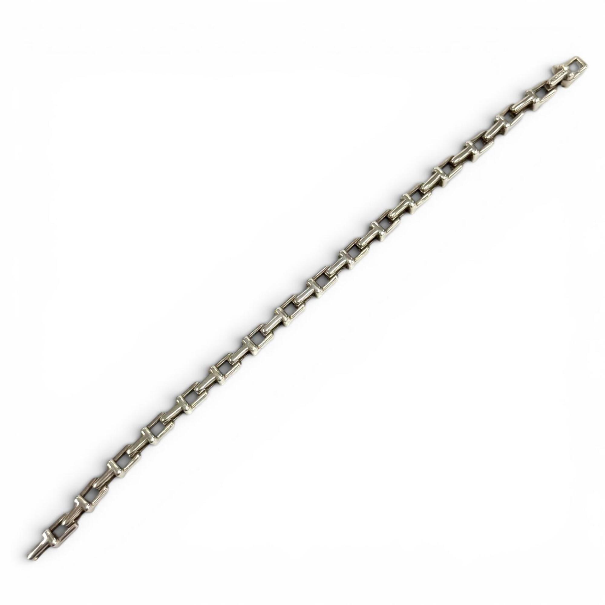 Tiffany Tiffany AG925 T Narrow Chain Bracelet RN0002168