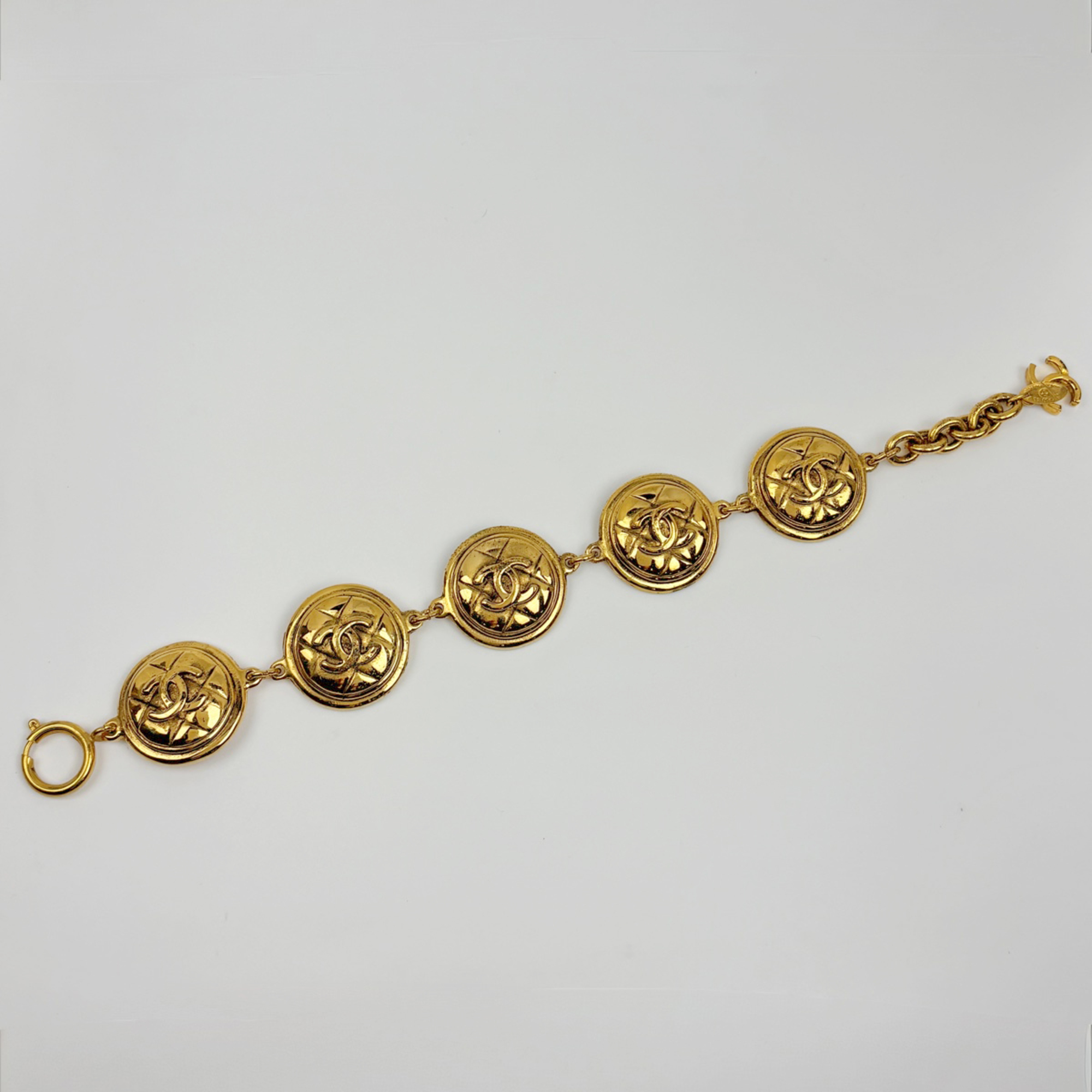 Chanel Coco Mark Matelassé GP gold bracelet RN0002176