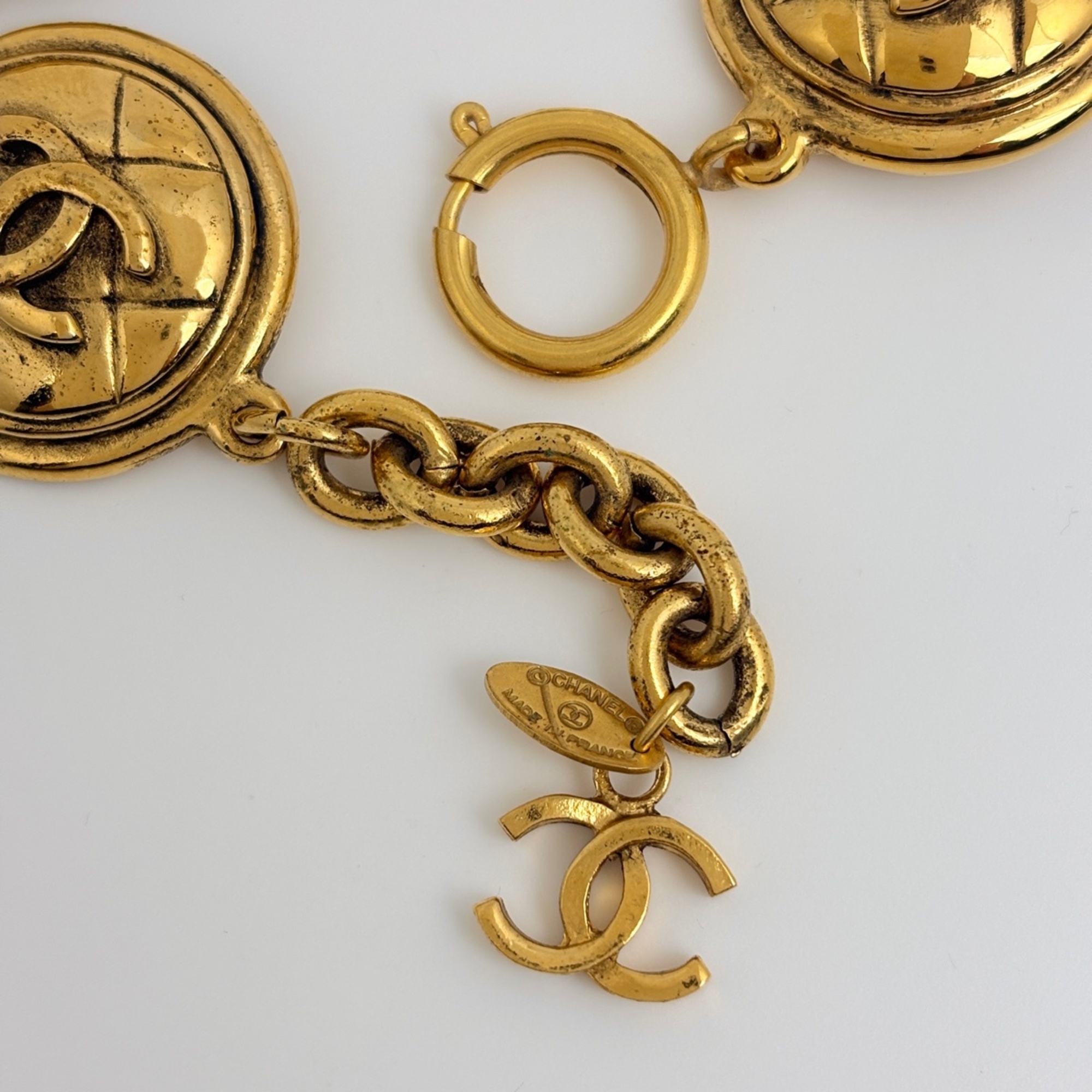 Chanel Coco Mark Matelassé GP gold bracelet RN0002176