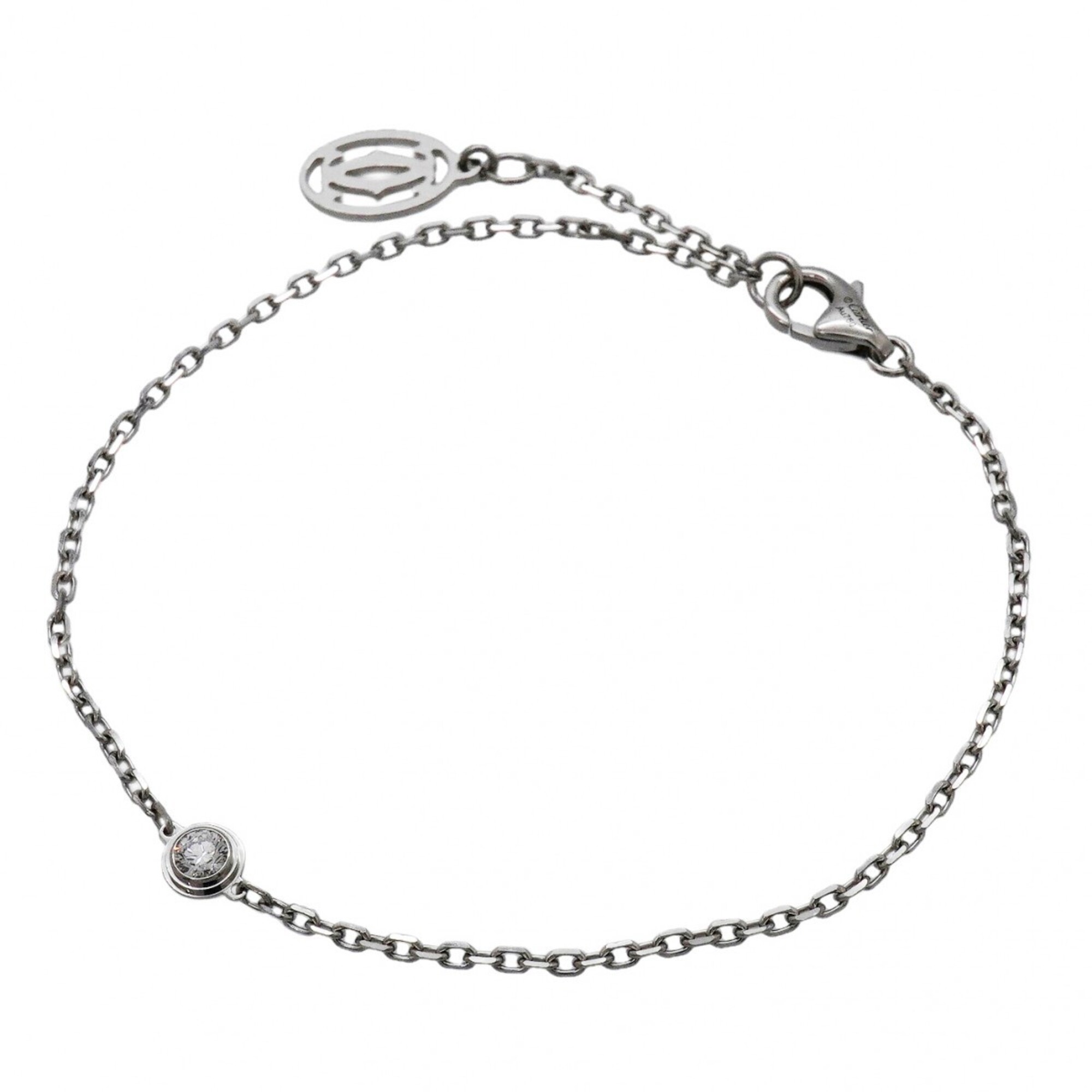 Cartier Damour Bracelet SM 1PD 18KWG White Gold Diamo RN0002184
