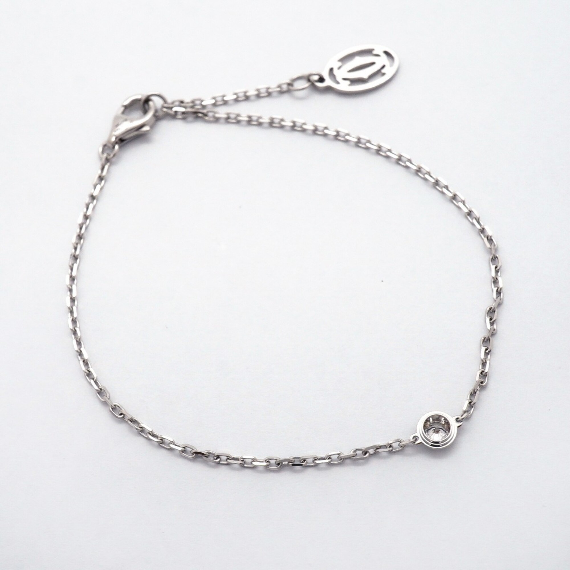 Cartier Damour Bracelet SM 1PD 18KWG White Gold Diamo RN0002184