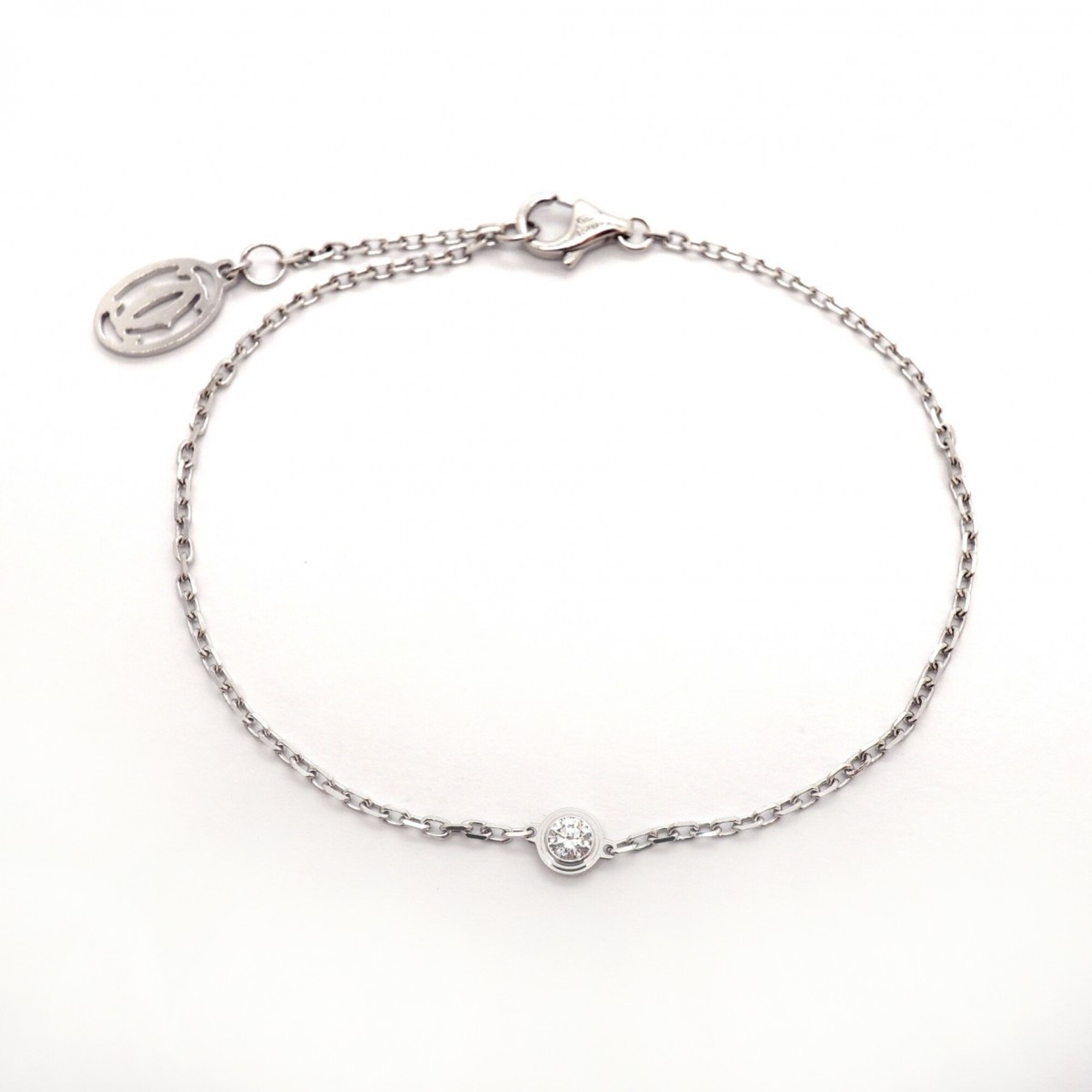 Cartier Damour Bracelet SM 1PD 18KWG White Gold Diamo RN0002184