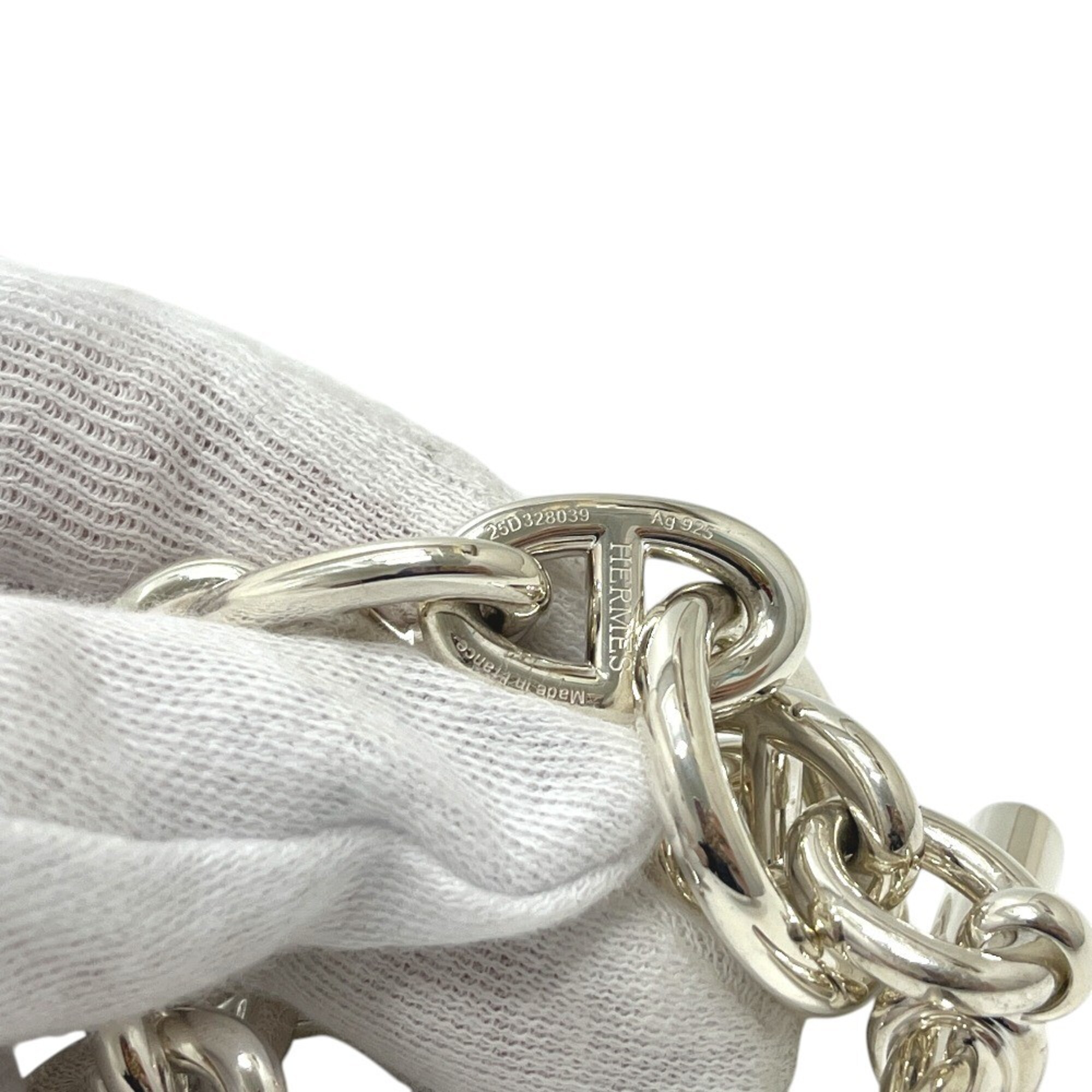 Hermès Chaine d'Ancre TGM 12-link bracelet RN0002204