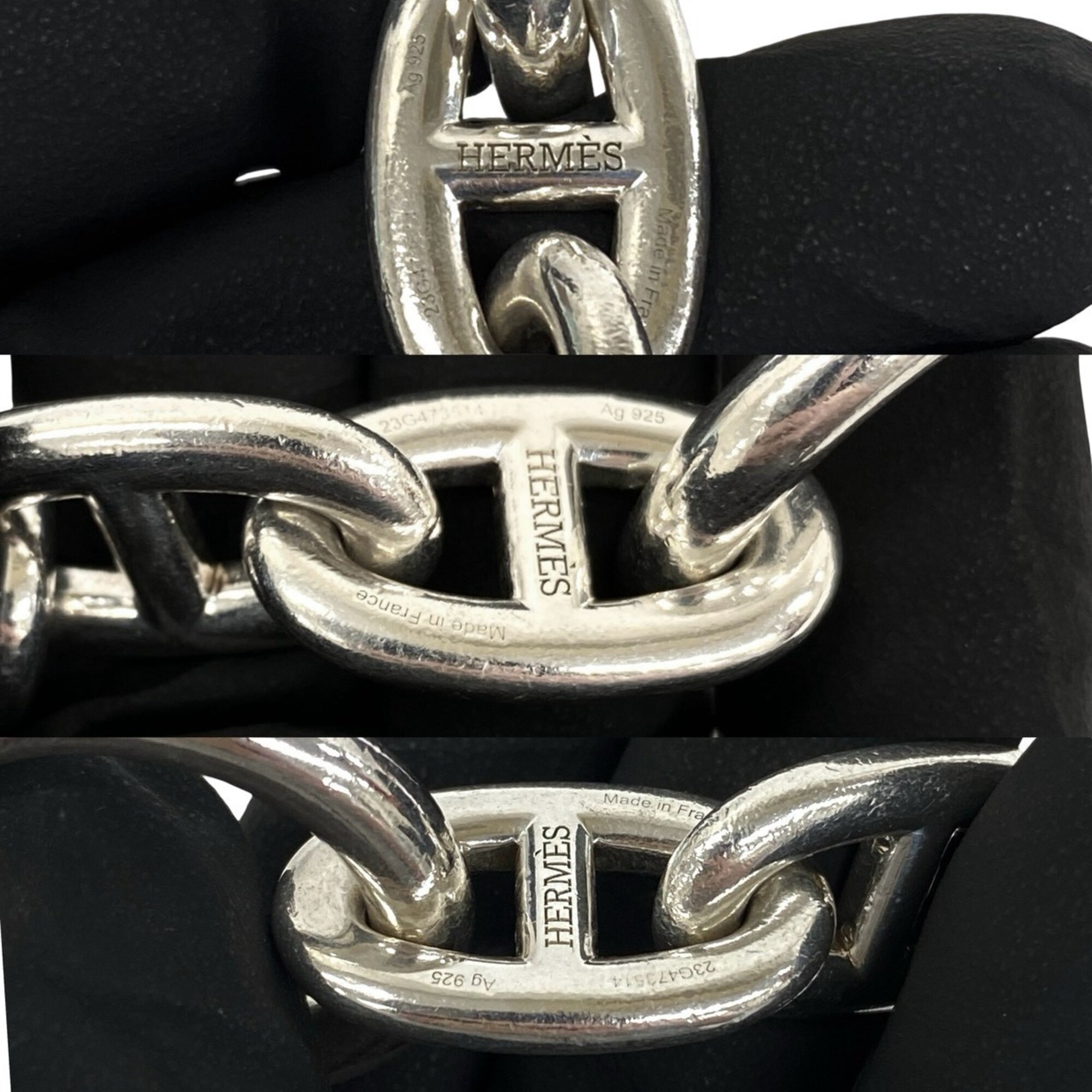 Hermès Chaine d'Ancre TGM 11-link bracelet RN0002268