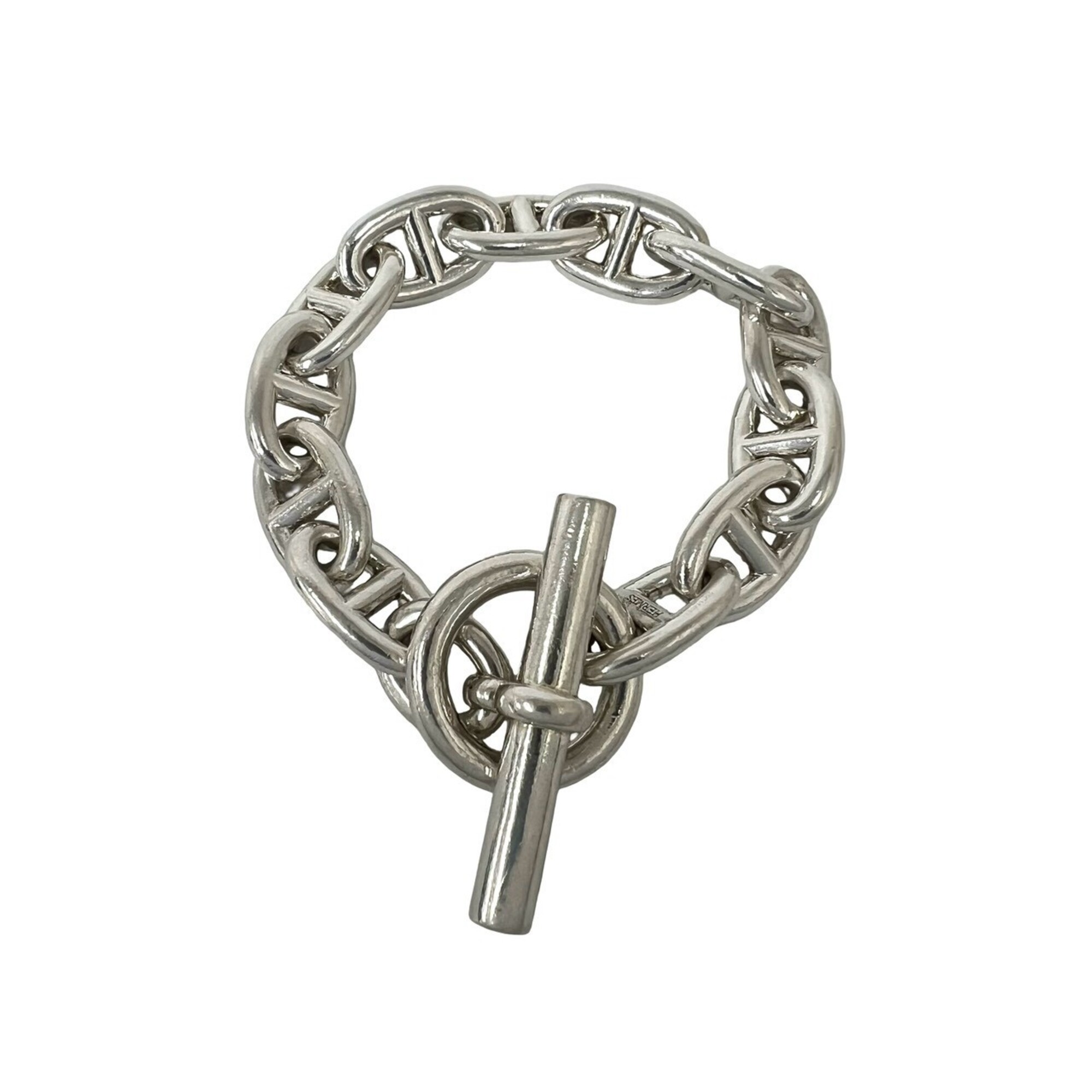 Hermès Chaine d'Ancre TGM 12-link bracelet RN0002271