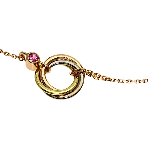 Cartier Trinity Pink Sapphire Bracelet RN0002288 Cartier Trinity Pink Sapphire Bracelet RN0002288