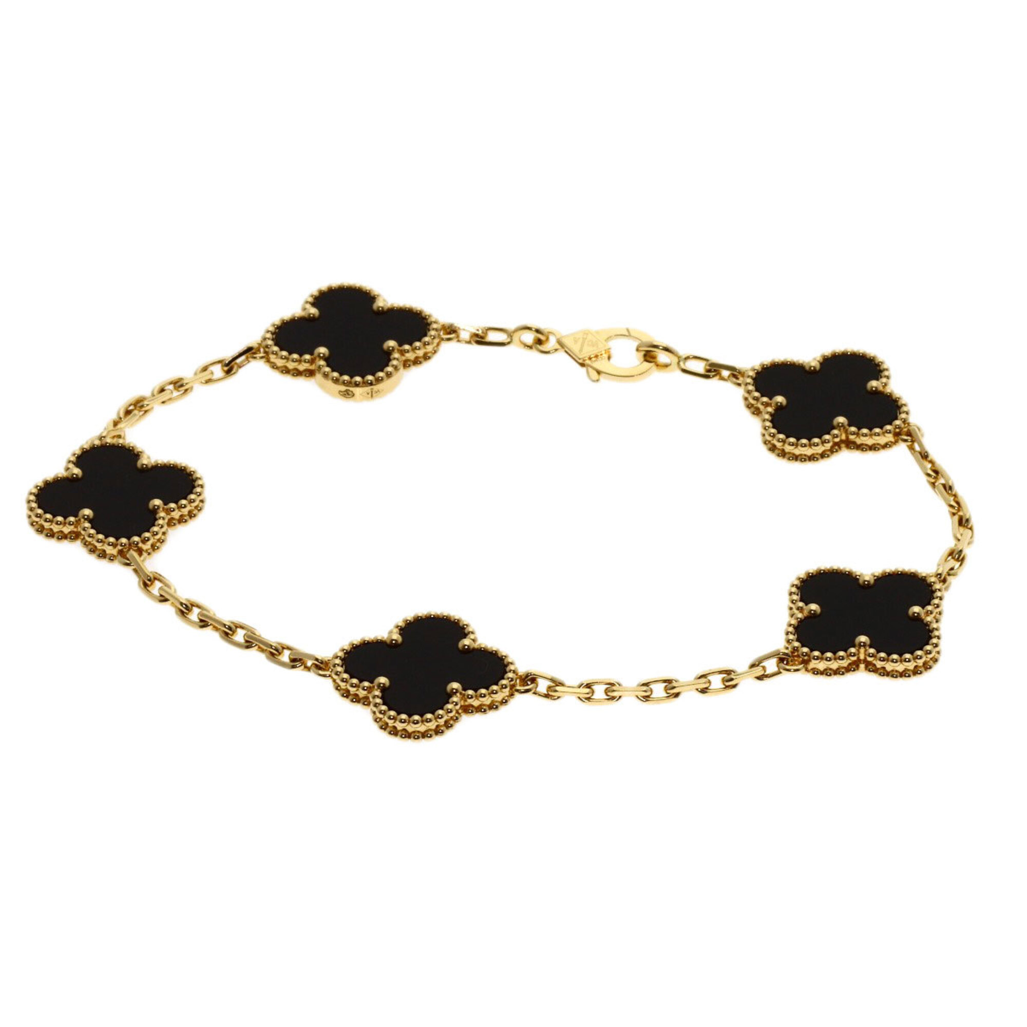 Van Cleef & Arpels Vintage Alhambra 5-Motif Bracelet RN0002295