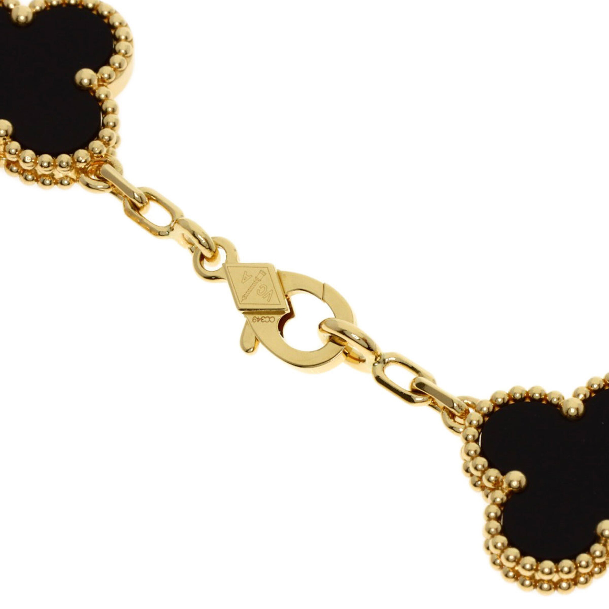Van Cleef & Arpels Vintage Alhambra 5-Motif Bracelet RN0002295