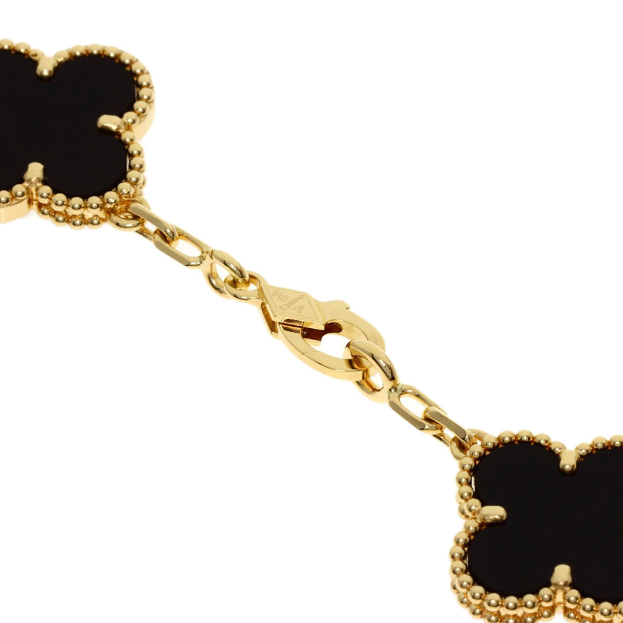 Van Cleef & Arpels Vintage Alhambra 5-Motif Bracelet RN0002295
