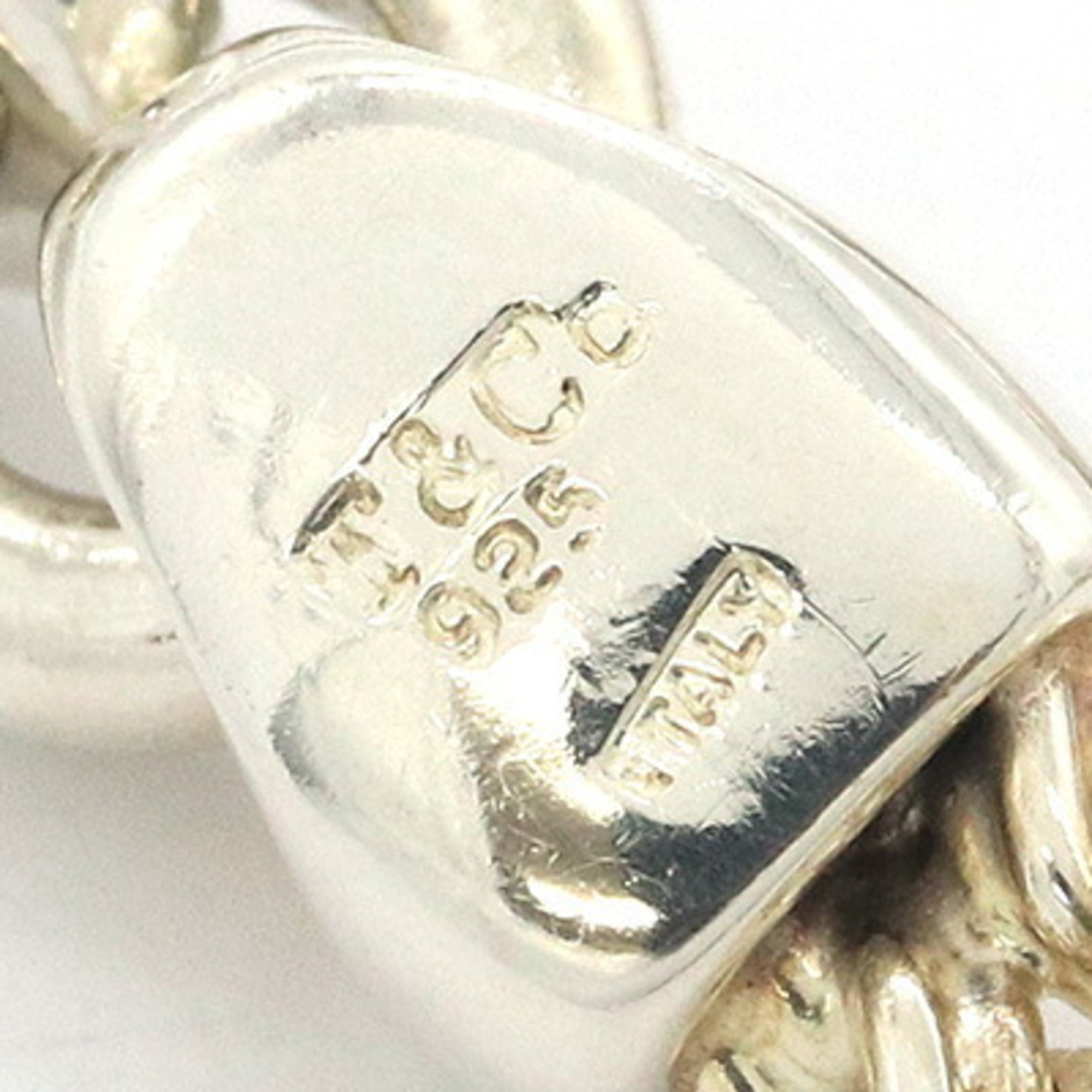 Tiffany Center Knot Double Rope Sterling Silver Bangl RN0002317