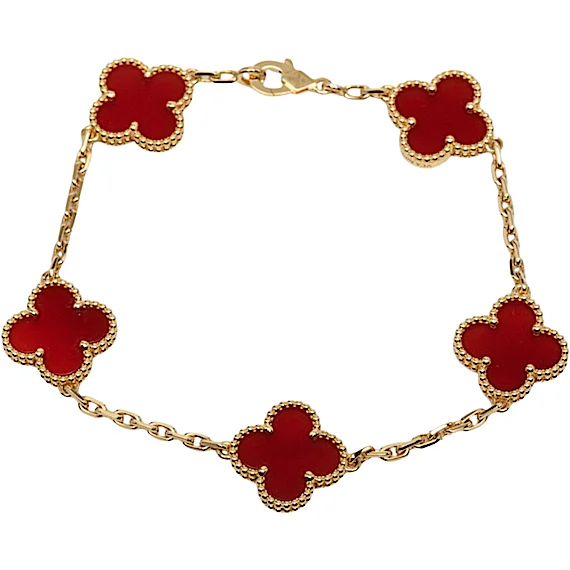 Van Cleef & Arpels Vintage Alhambra 5P Bracelet RN0002332 Van Cleef & Arpels Vintage Alhambra 5P Bracelet RN0002332
