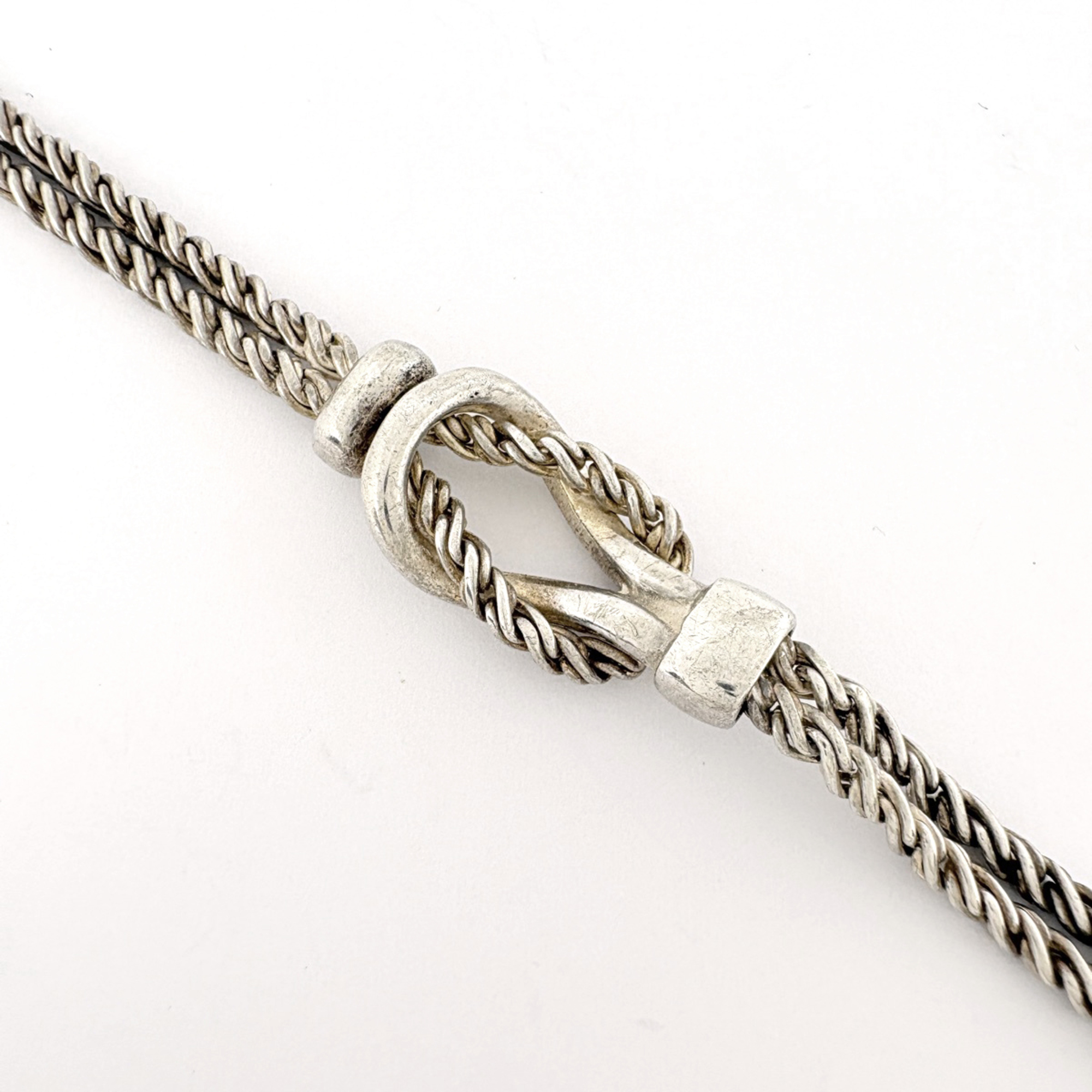 Tiffany Double Rope Bracelet with Center Knot RN0002338