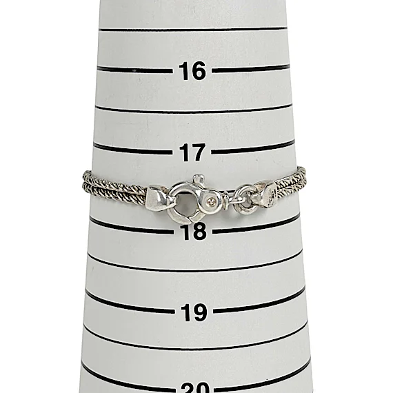 Tiffany Double Rope Bracelet with Center Knot RN0002338 Tiffany Double Rope Bracelet with Center Knot RN0002338