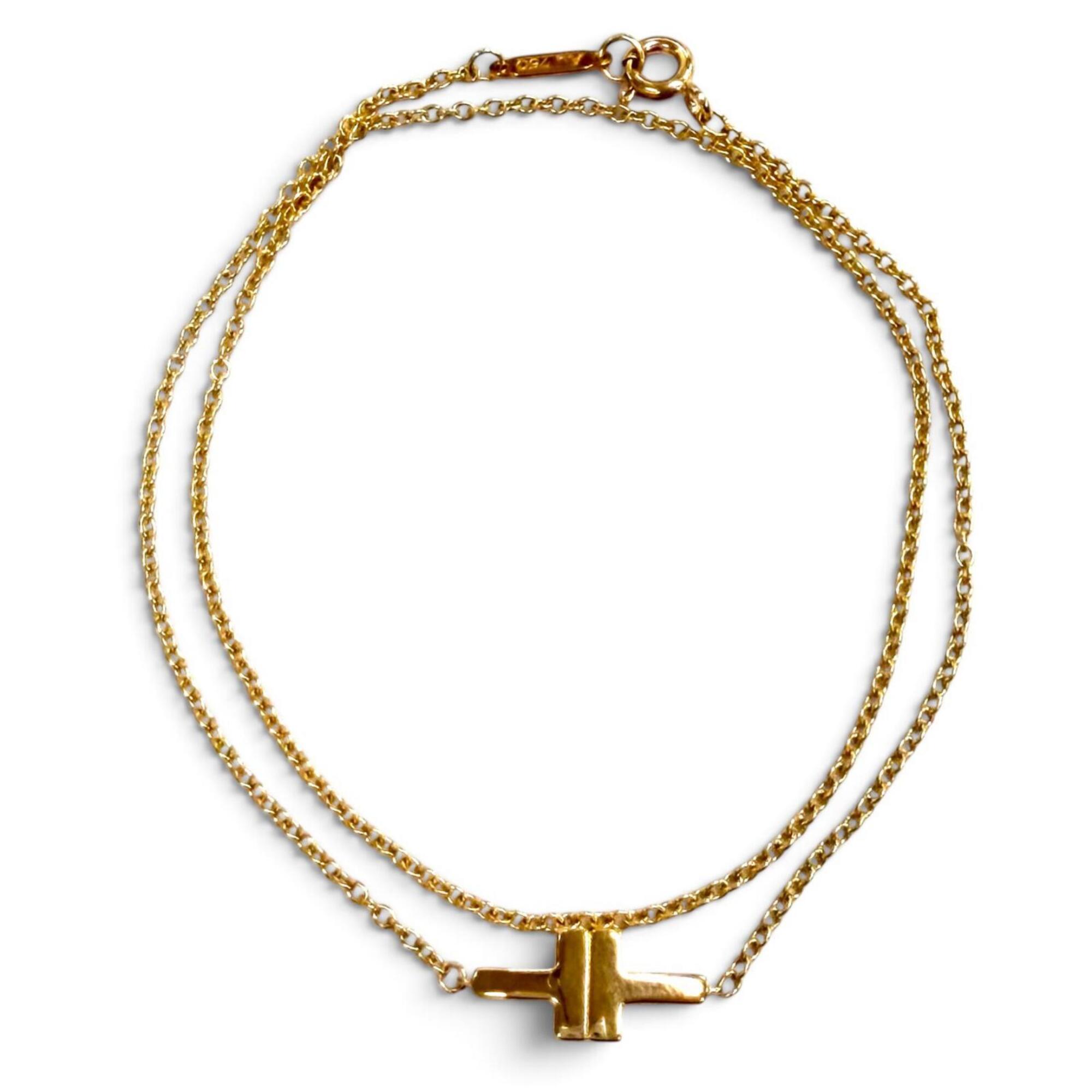 Tiffany Tiffany T TWO Double Chain Bracelet RN0002343