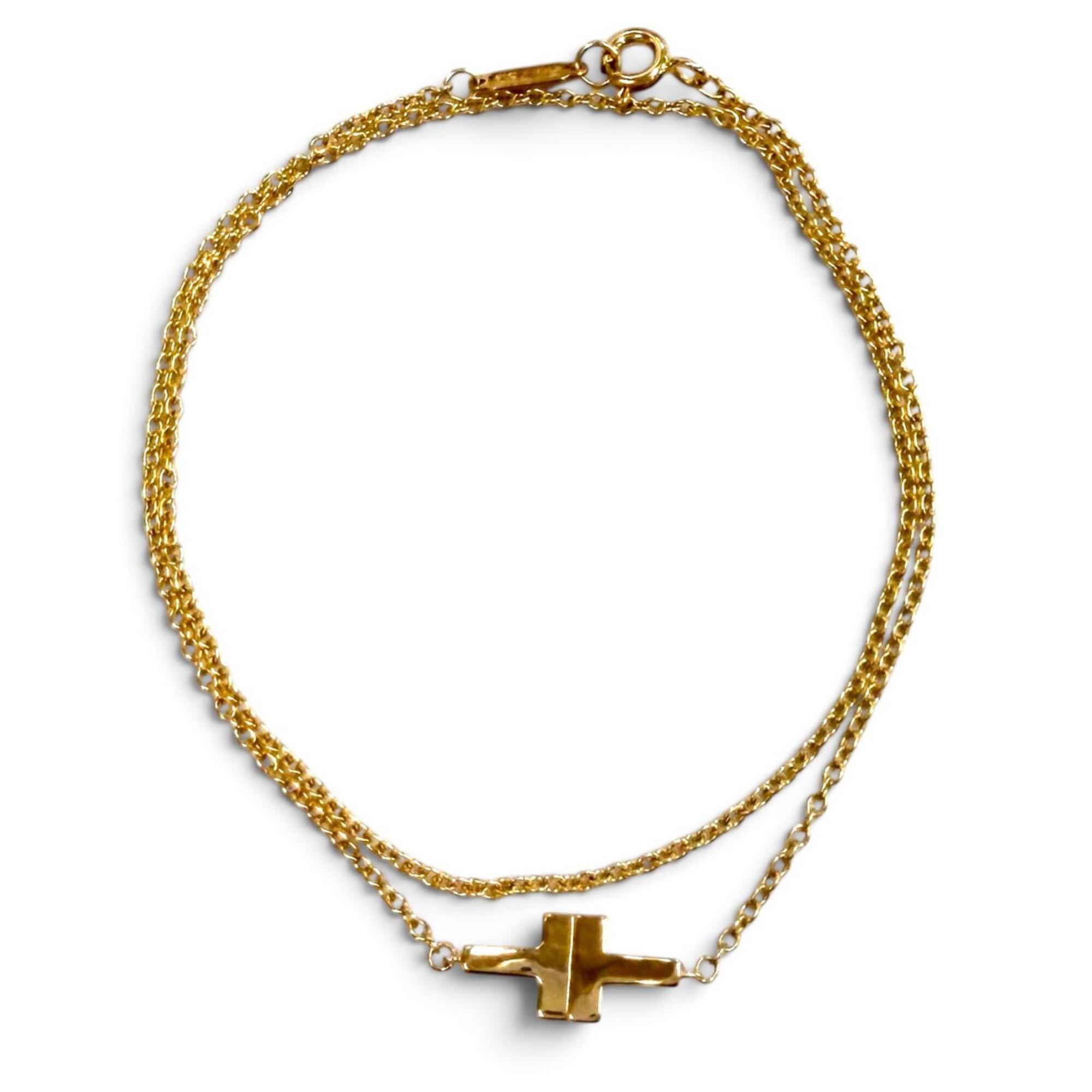 Tiffany Tiffany T TWO Double Chain Bracelet RN0002343