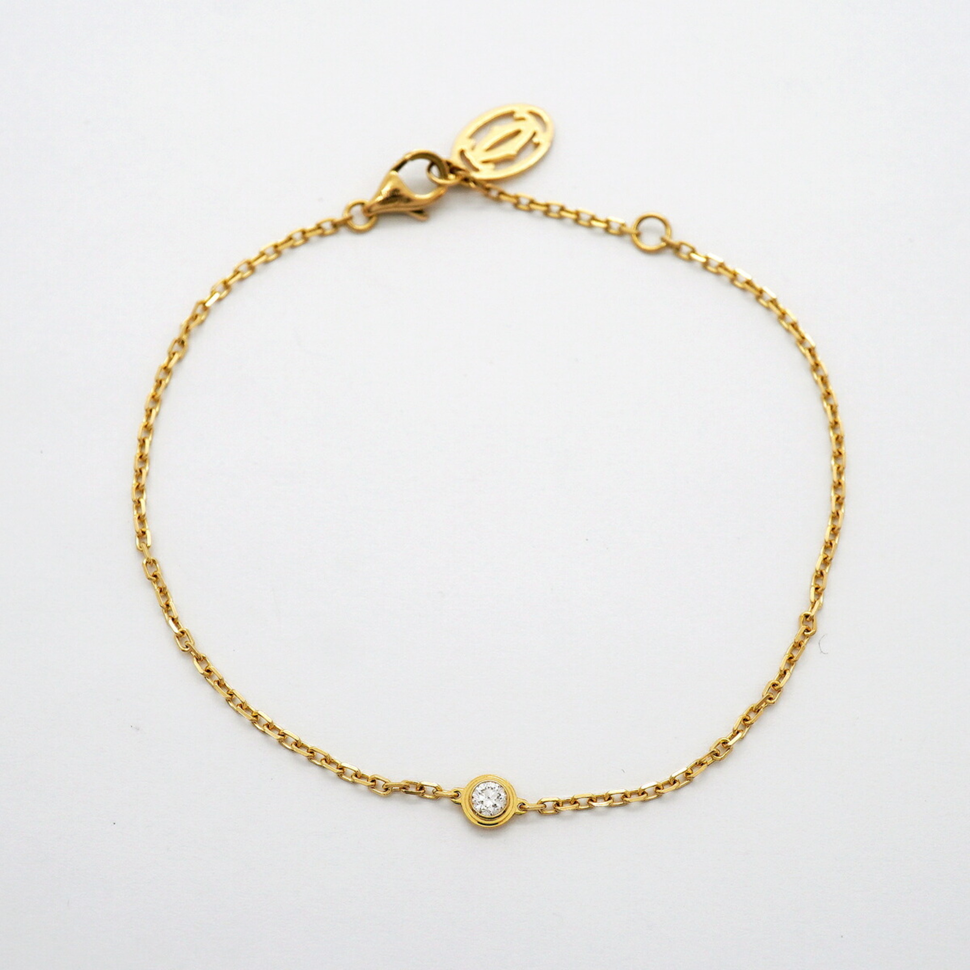 Cartier Damour Bracelet SM 1PD 18KYG Yellow Gold Diam RN0002365