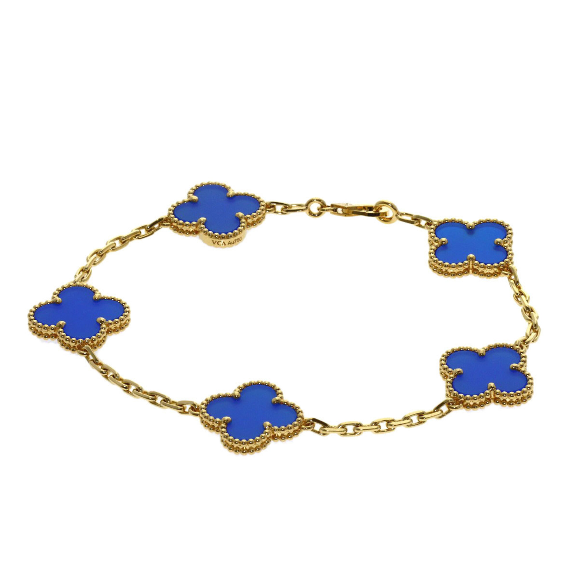 Van Cleef & Arpels Vintage Alhambra 5-Motif Bracelet RN0002378