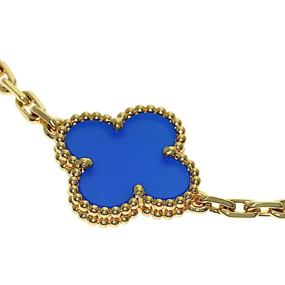 Van Cleef & Arpels Vintage Alhambra 5-Motif Bracelet RN0002378 Van Cleef & Arpels Vintage Alhambra 5-Motif Bracelet RN0002378