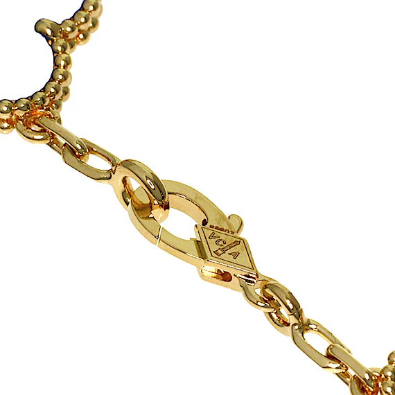 Van Cleef & Arpels Vintage Alhambra 5-Motif Bracelet RN0002378 Van Cleef & Arpels Vintage Alhambra 5-Motif Bracelet RN0002378