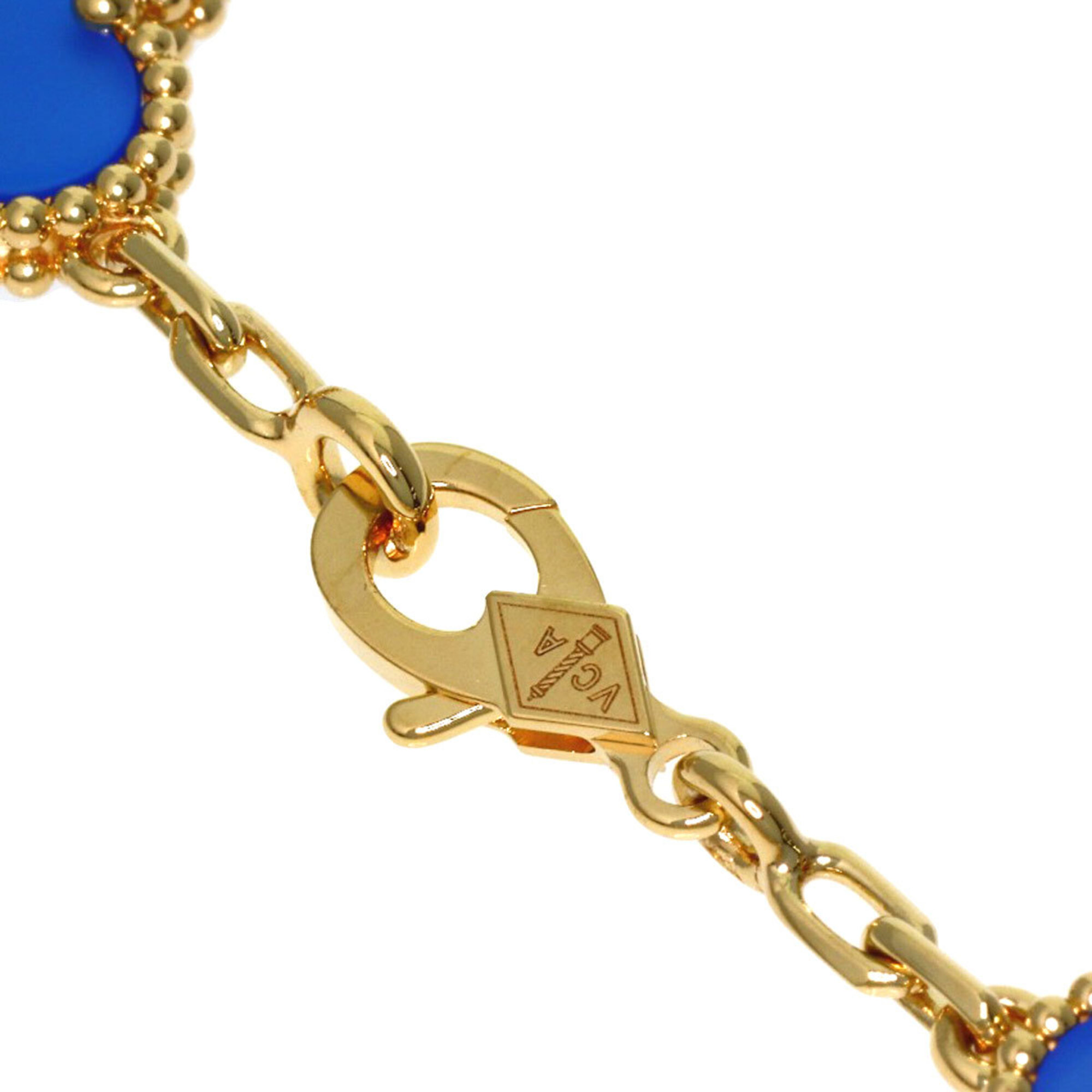 Van Cleef & Arpels Vintage Alhambra 5-Motif Bracelet RN0002378