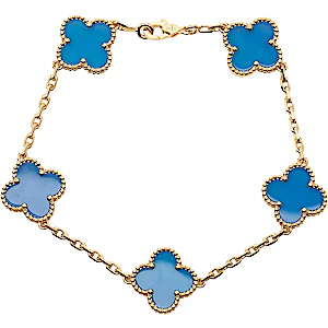 Van Cleef & Arpels Vintage Alhambra 5P Bracelet RN0002380 Van Cleef & Arpels Vintage Alhambra 5P Bracelet RN0002380