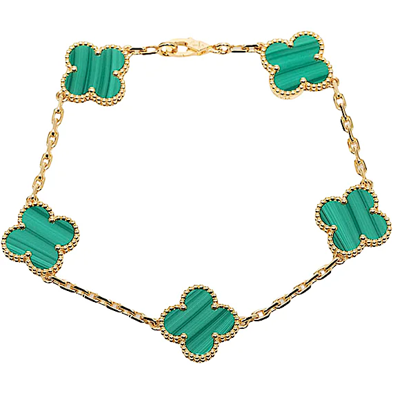 Van Cleef & Arpels Vintage Alhambra 5P Bracelet RN0002381 Van Cleef & Arpels Vintage Alhambra 5P Bracelet RN0002381