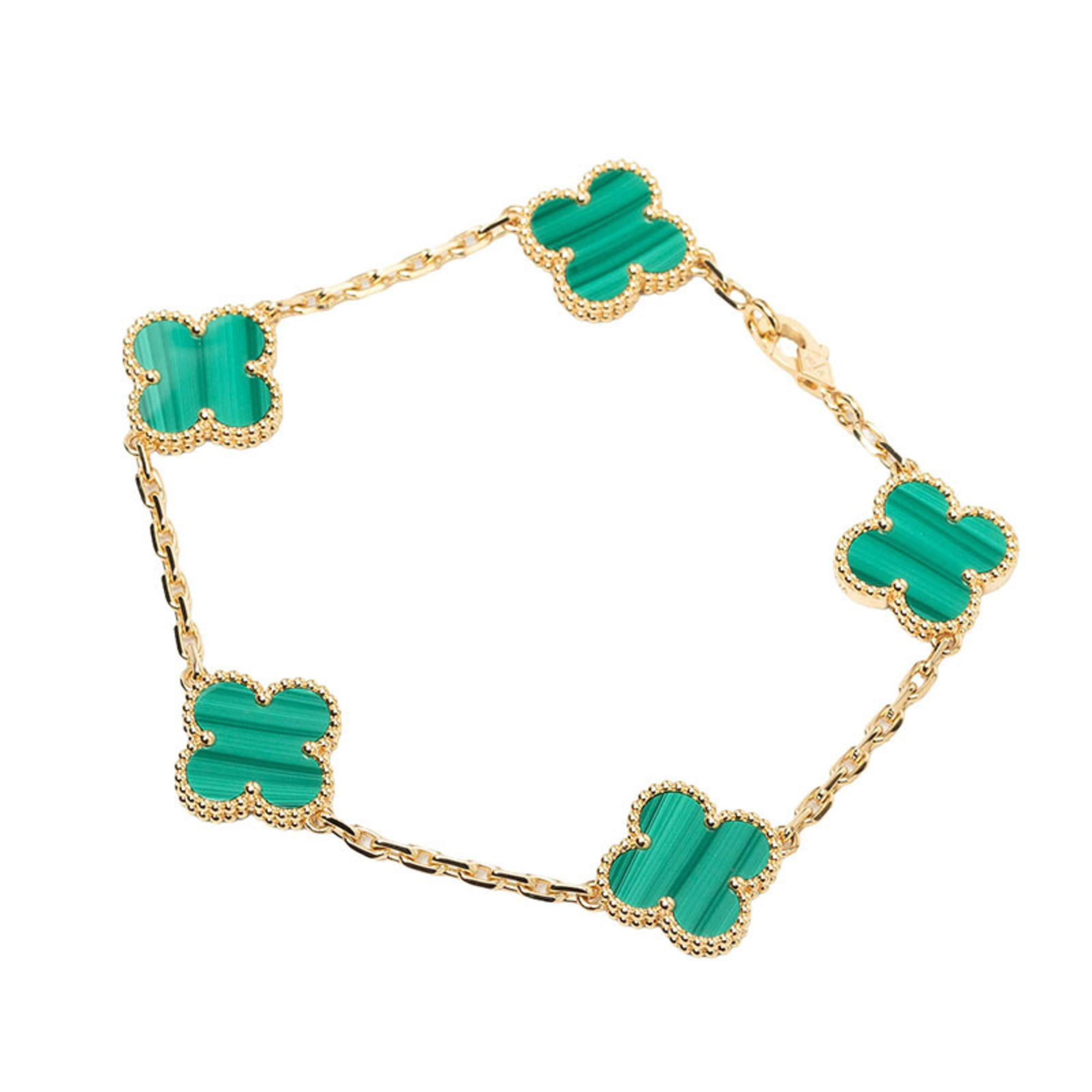Van Cleef & Arpels Vintage Alhambra 5P Bracelet RN0002381